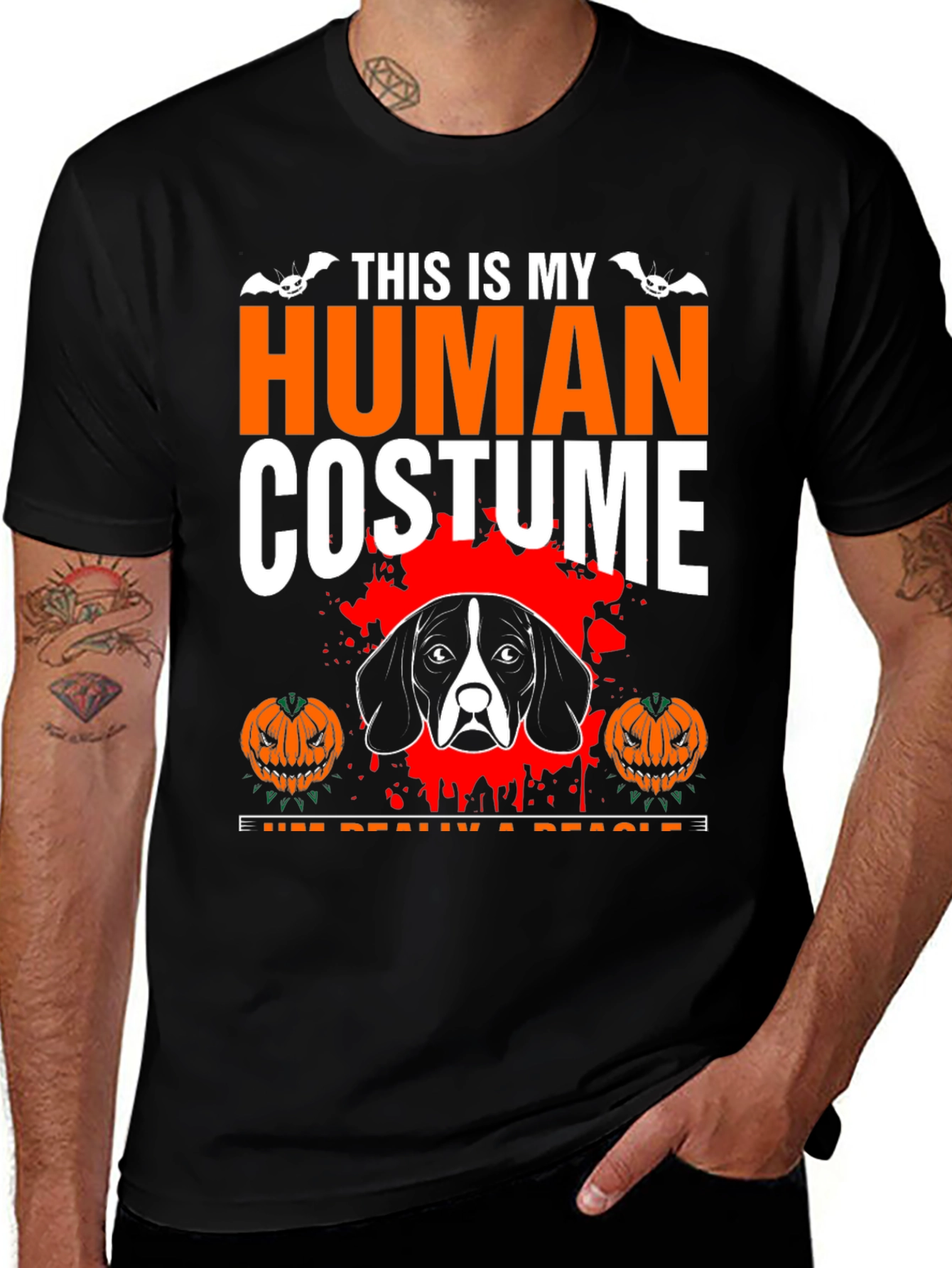 Halloween Beagle Costume T-Shirt