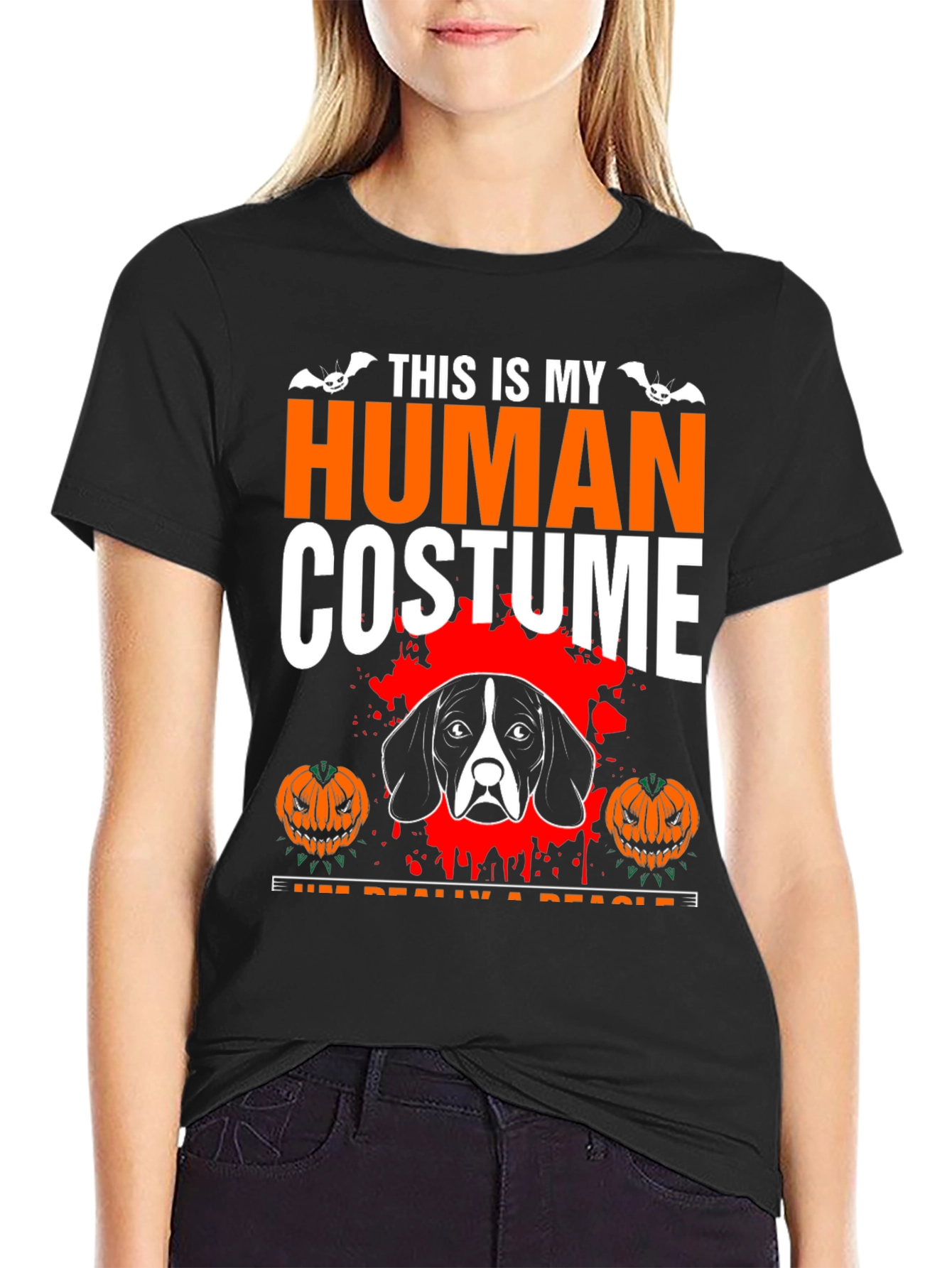 Halloween Beagle Costume T-Shirt