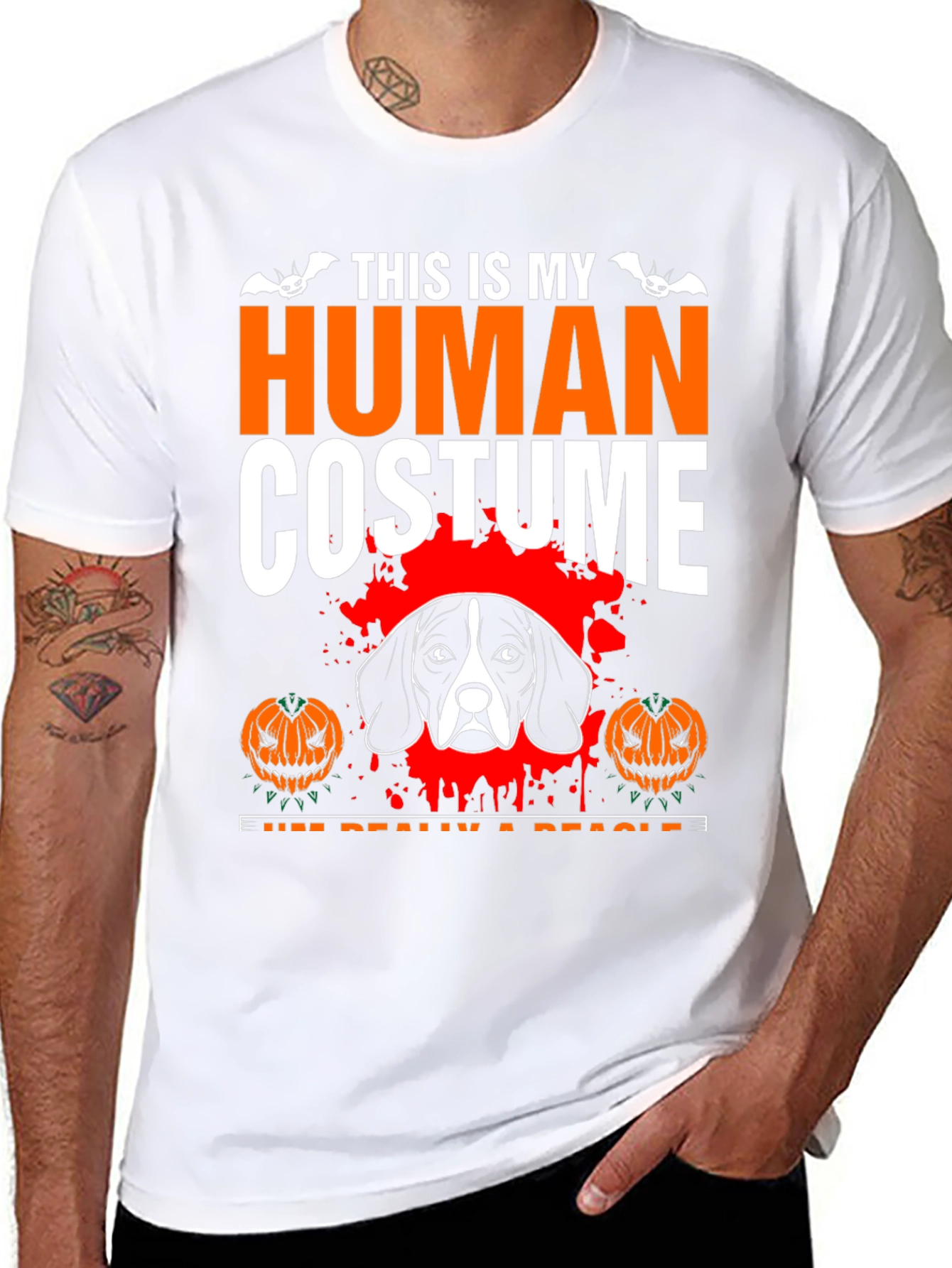 Halloween Beagle Costume T-Shirt