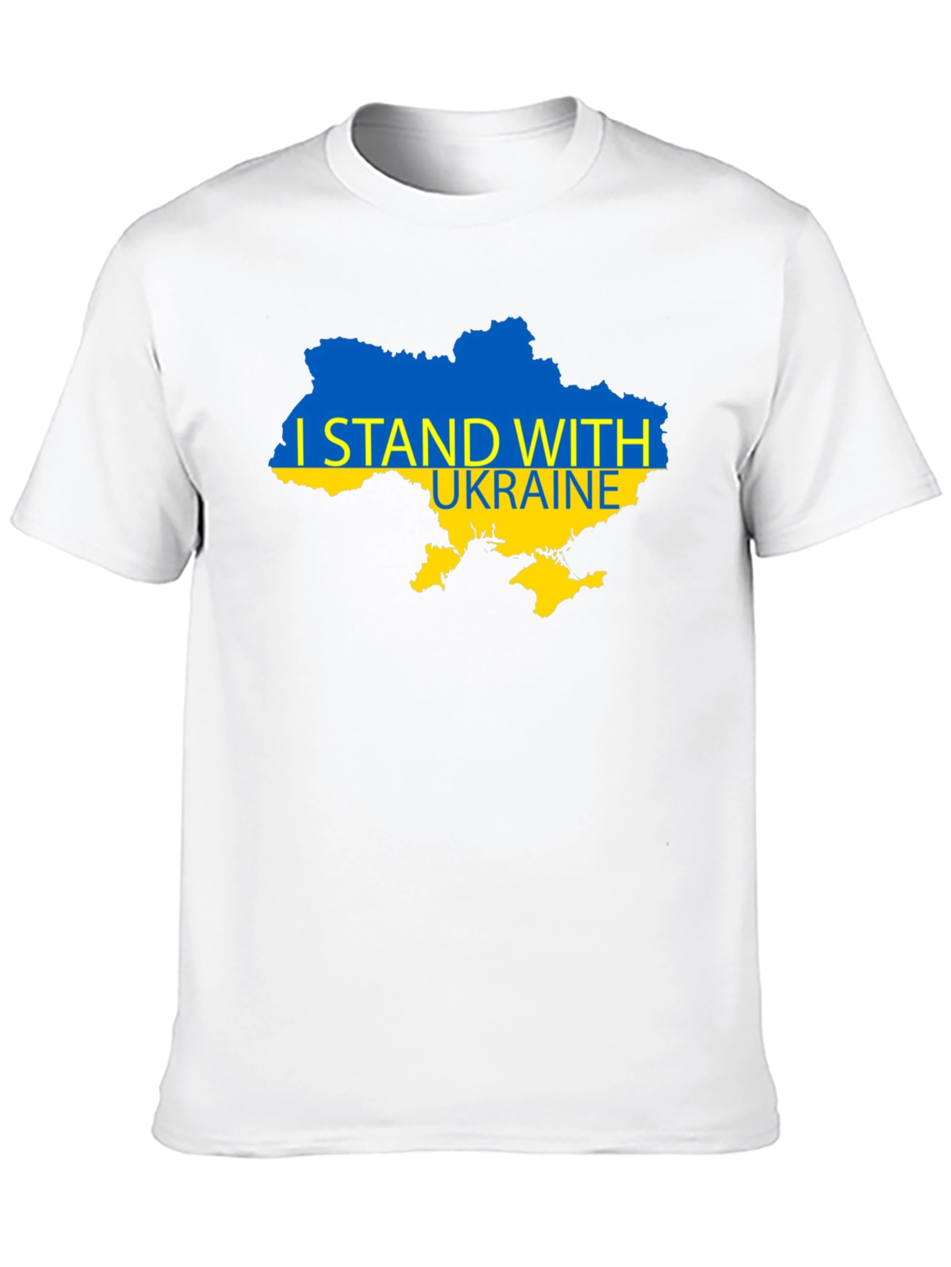 I Stand With Ukraine Black T-Shirt