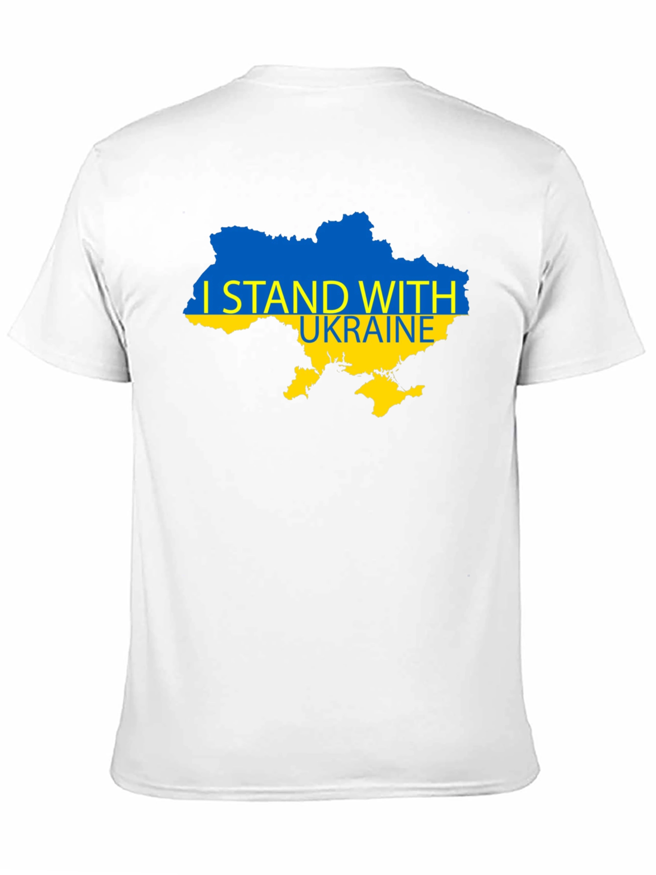 I Stand With Ukraine Black T-Shirt