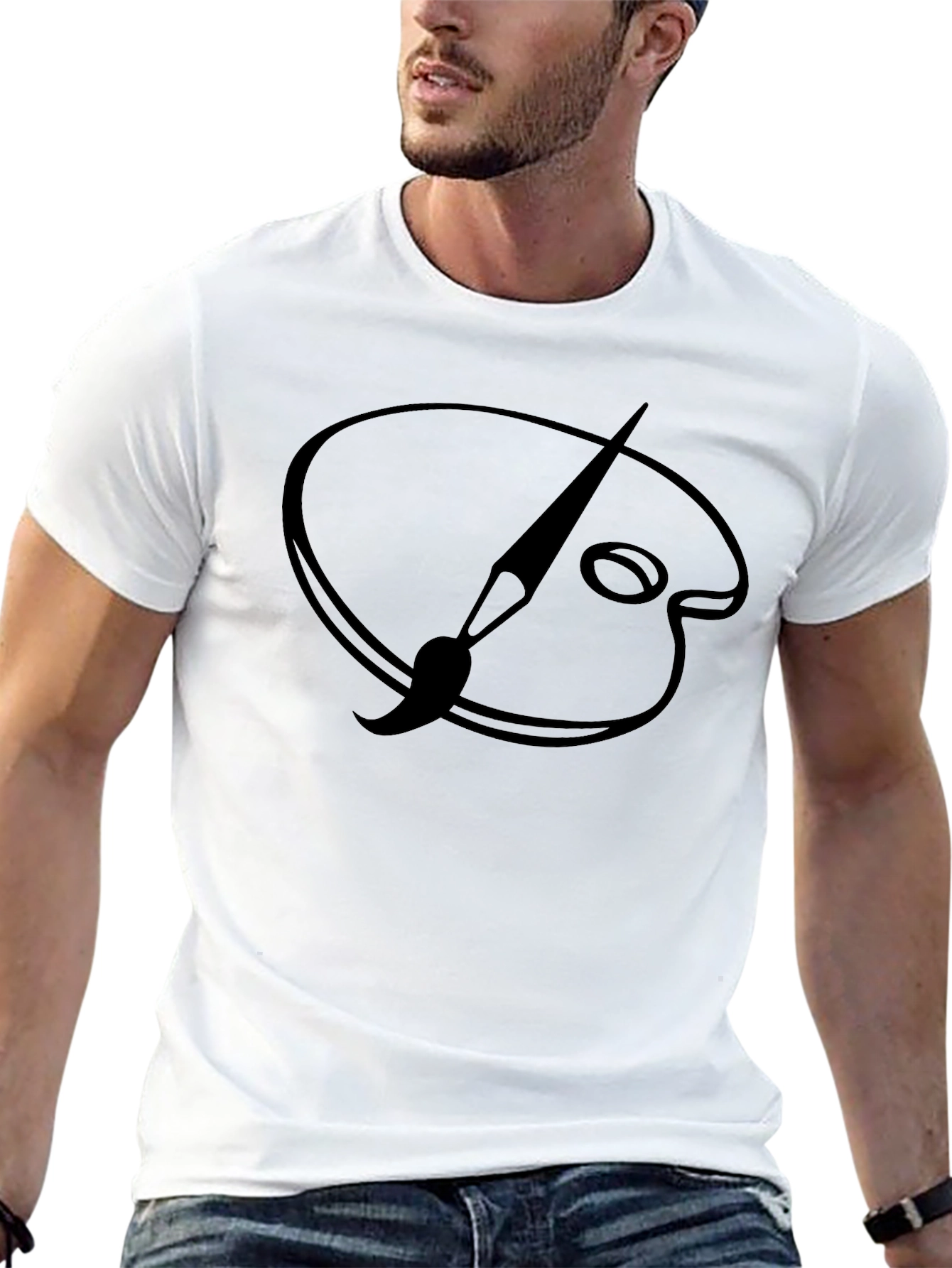 Artist Palette T-Shirt - Creative Design