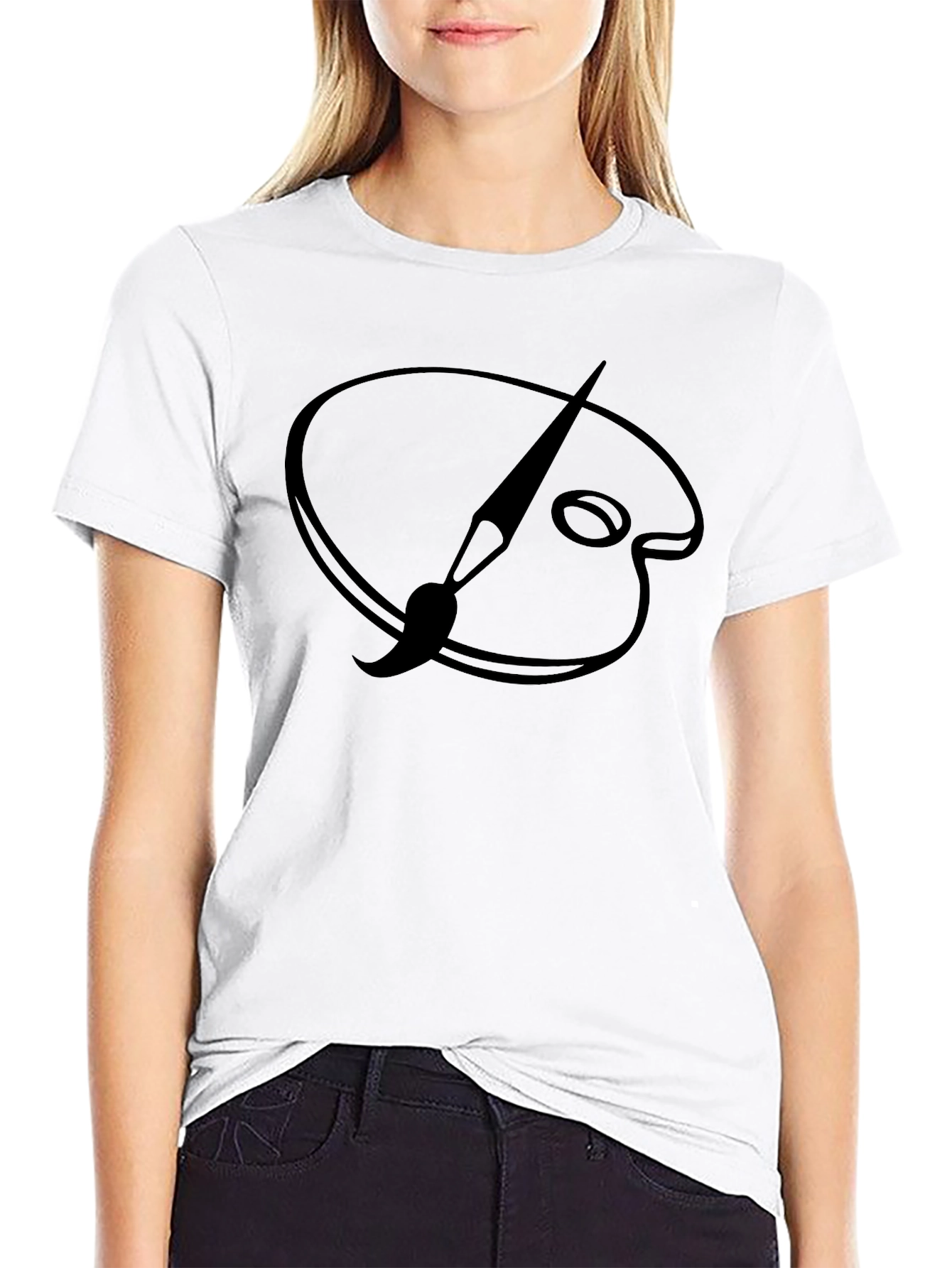 Artist Palette T-Shirt - Creative Design