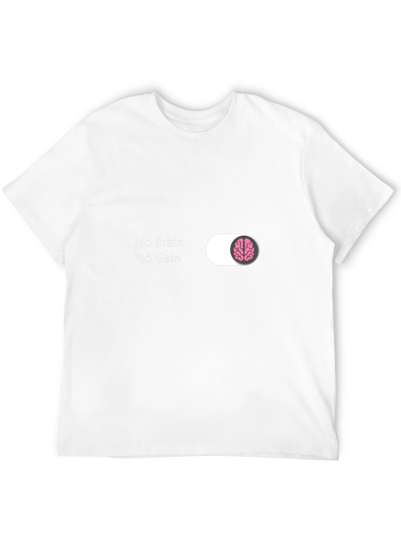 No Brain No Gain Graphic Tee