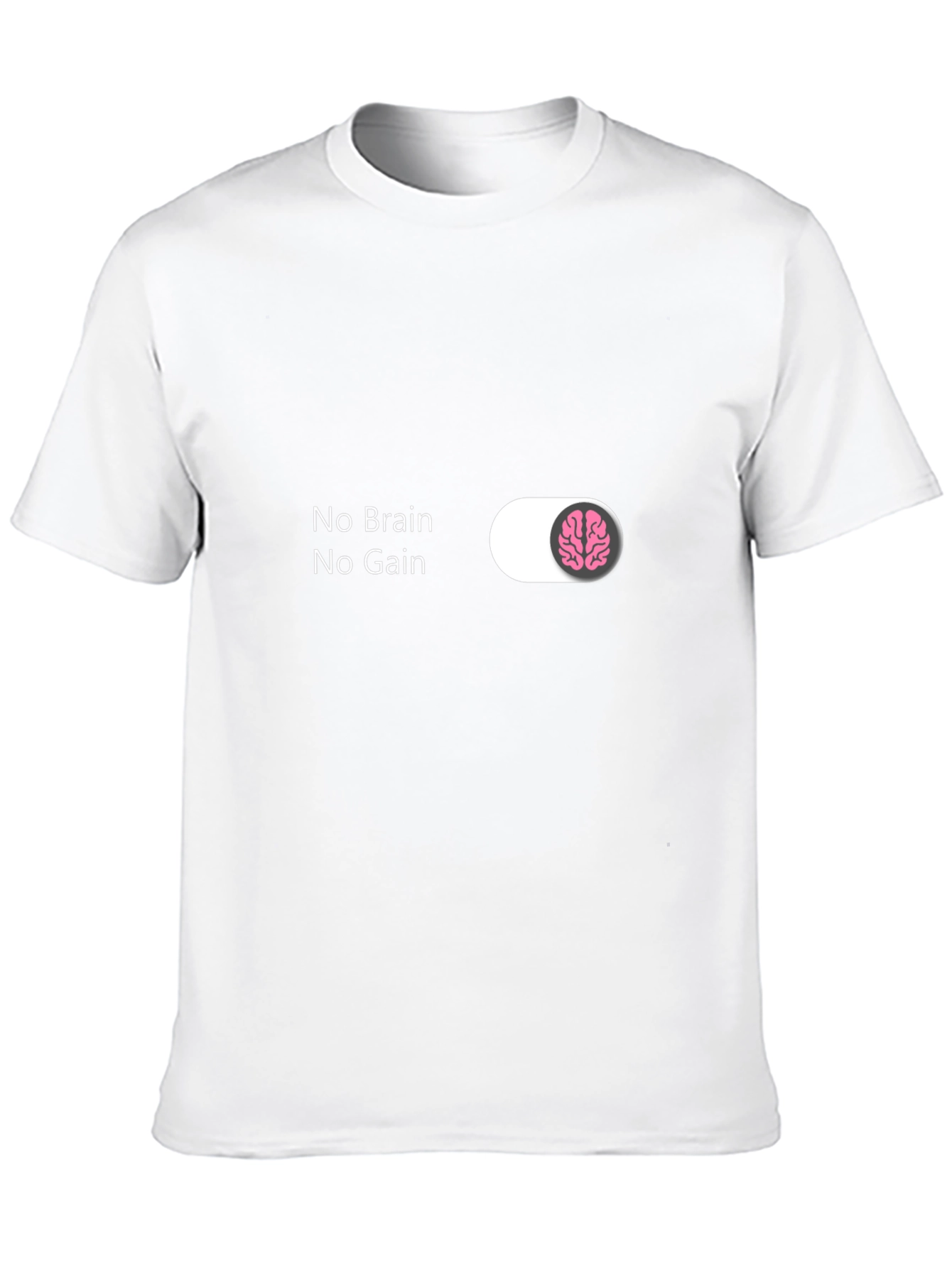 No Brain No Gain Graphic Tee