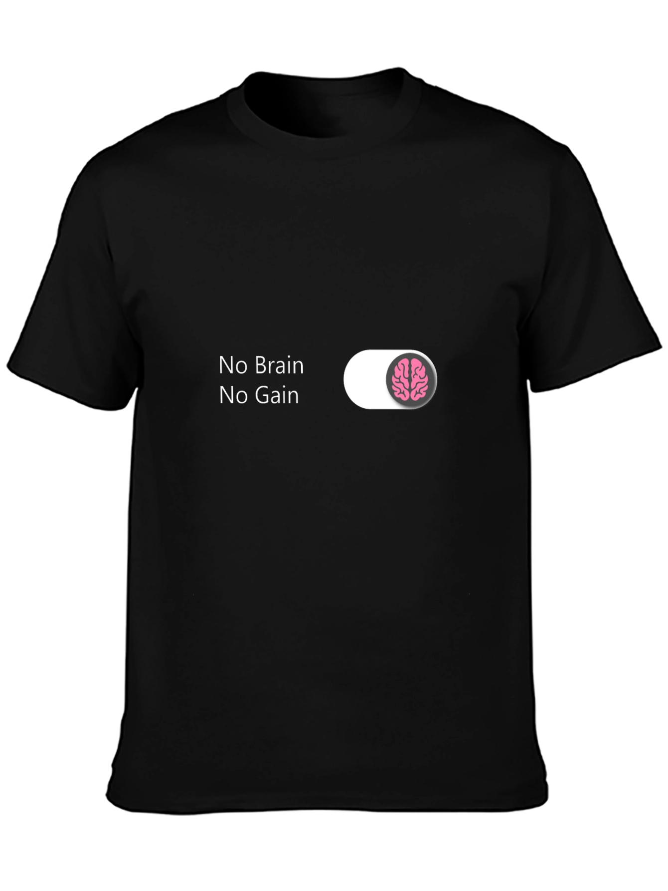 No Brain No Gain Graphic Tee