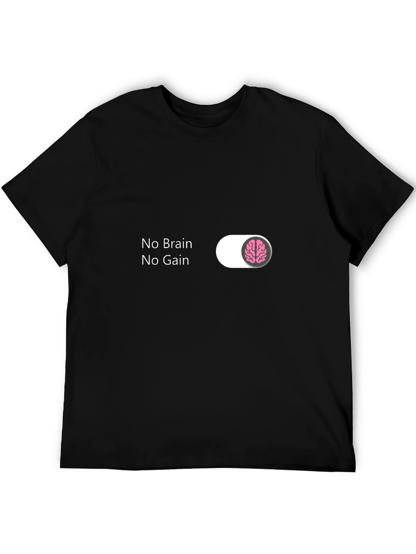 No Brain No Gain Graphic Tee