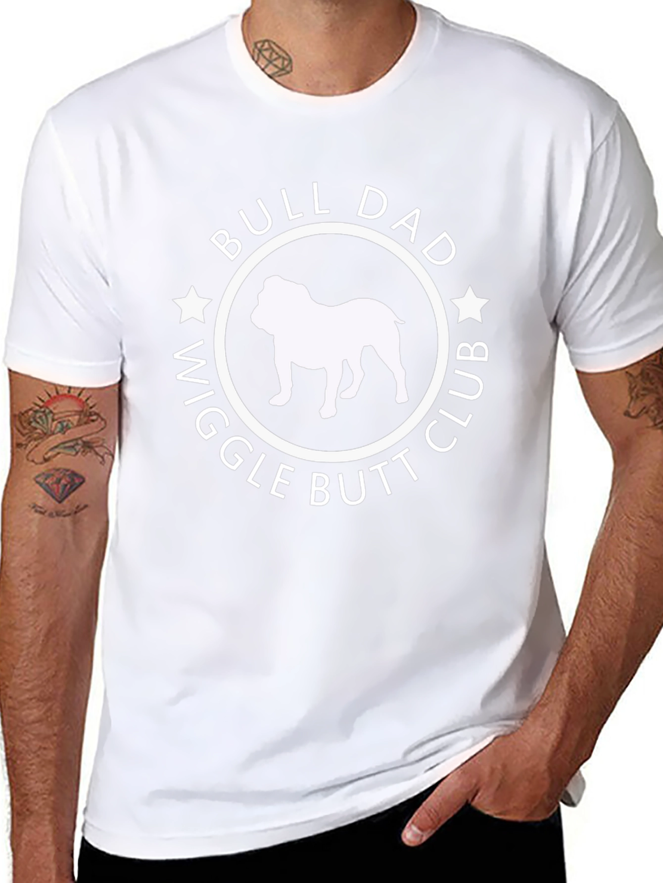 Bull Dad Wiggle Butt Club Graphic Tee