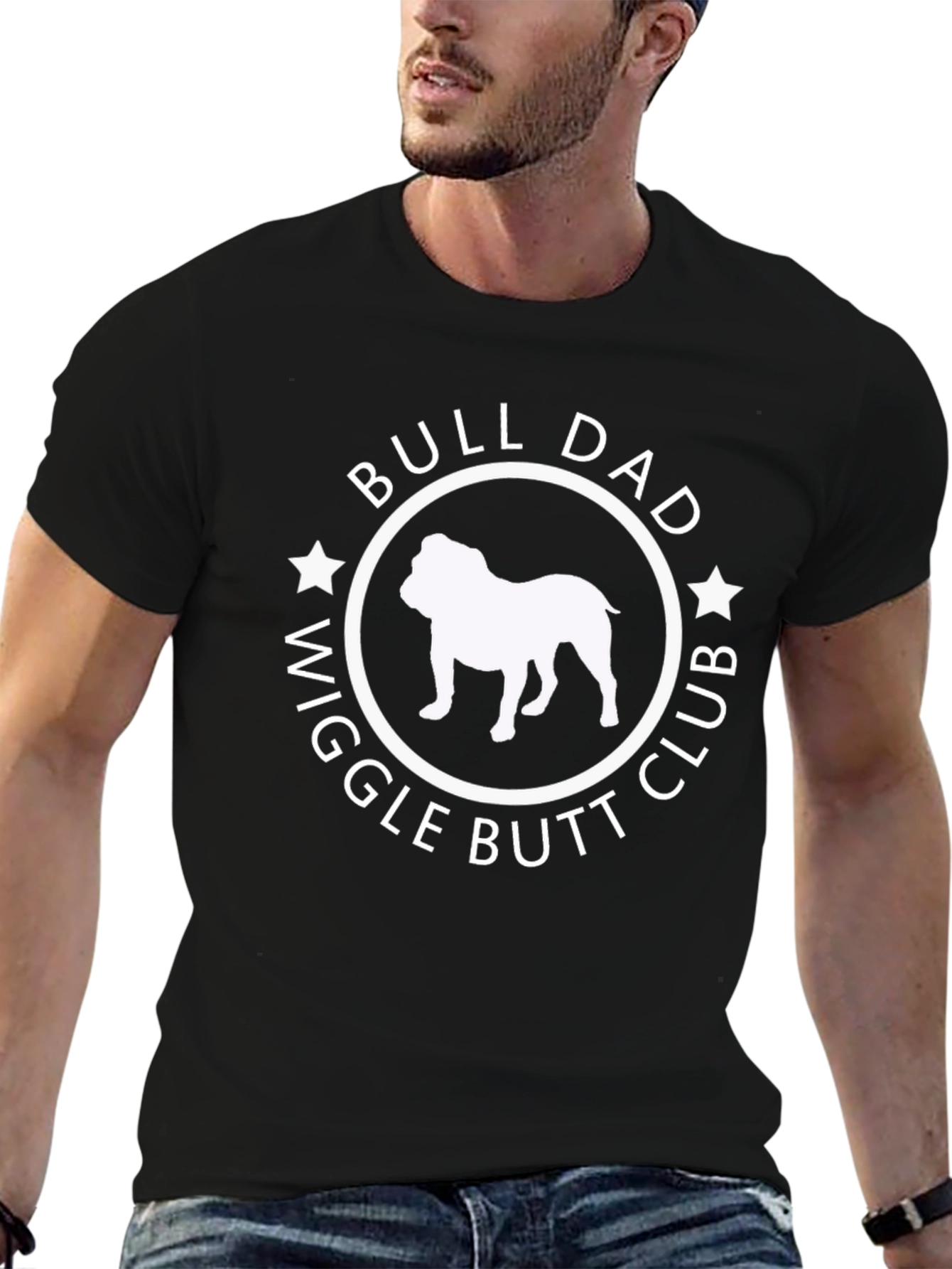 Bull Dad Wiggle Butt Club Graphic Tee