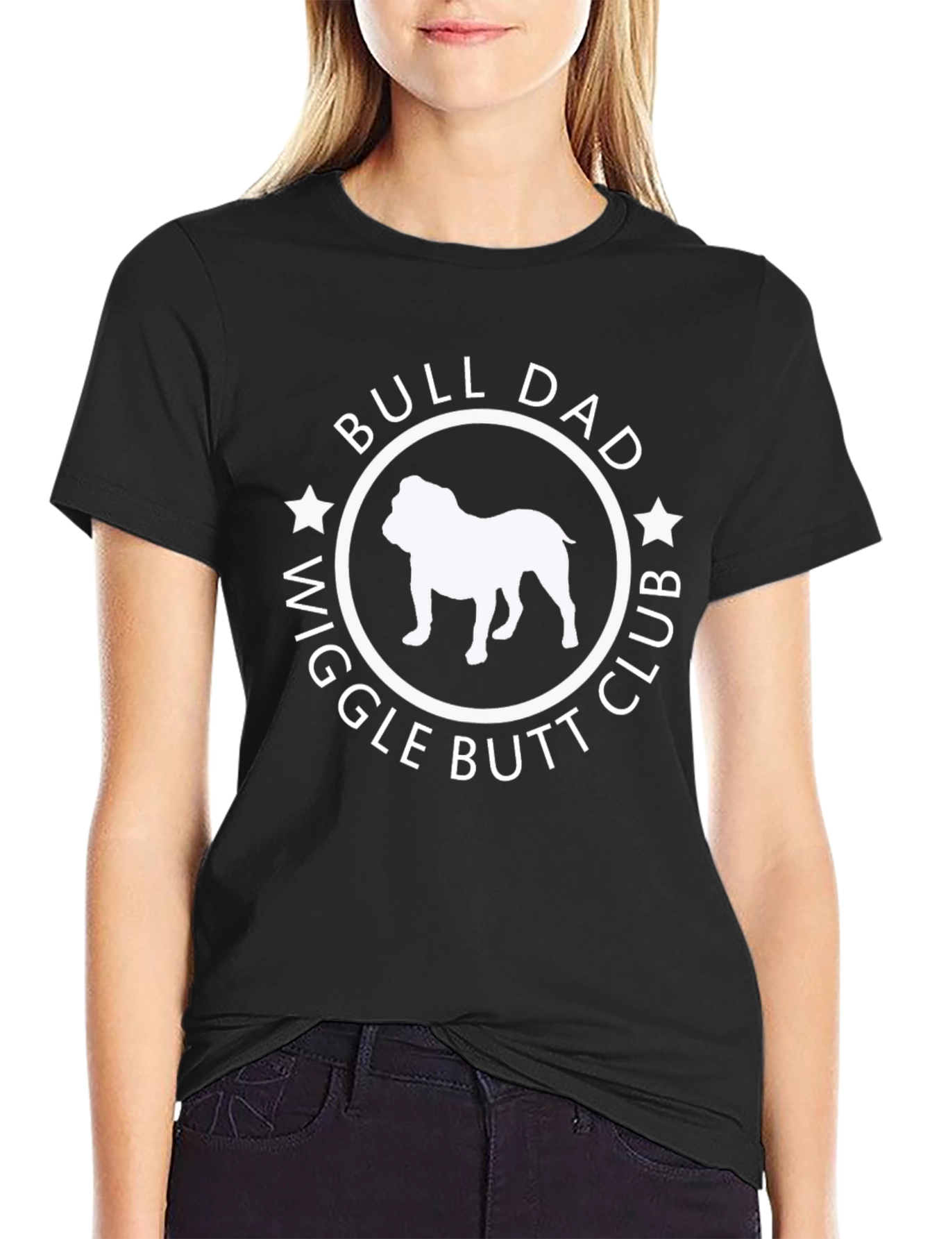 Bull Dad Wiggle Butt Club Graphic Tee