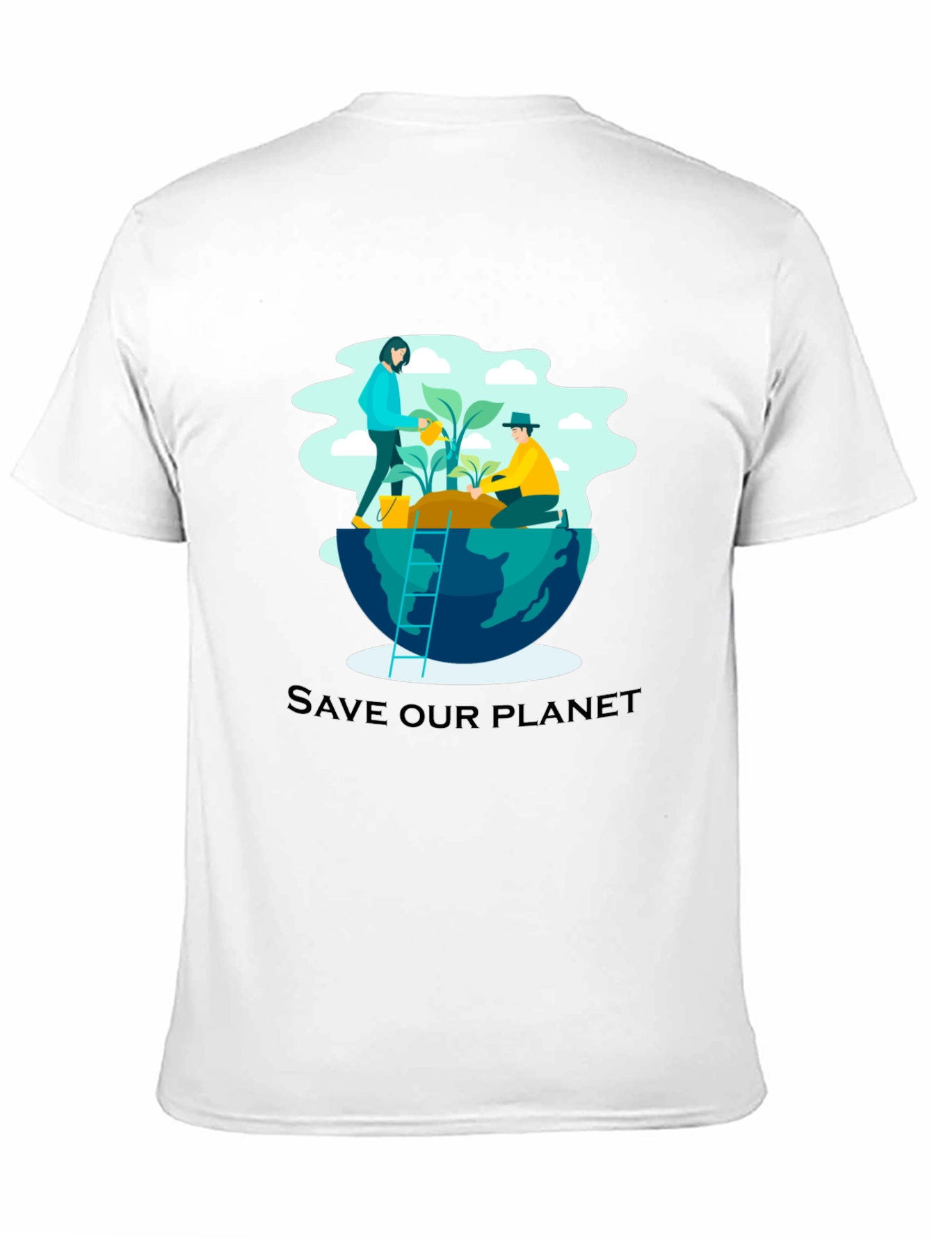 Eco-Friendly Save Our Planet Graphic T-Shirt