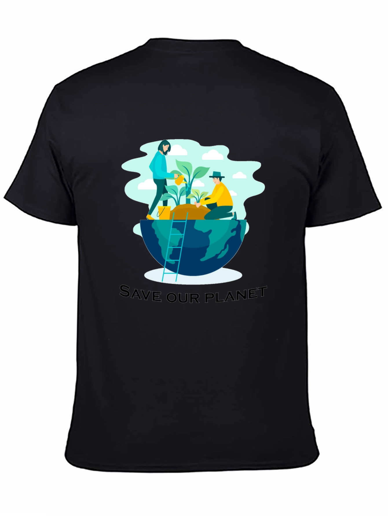 Eco-Friendly Save Our Planet Graphic T-Shirt