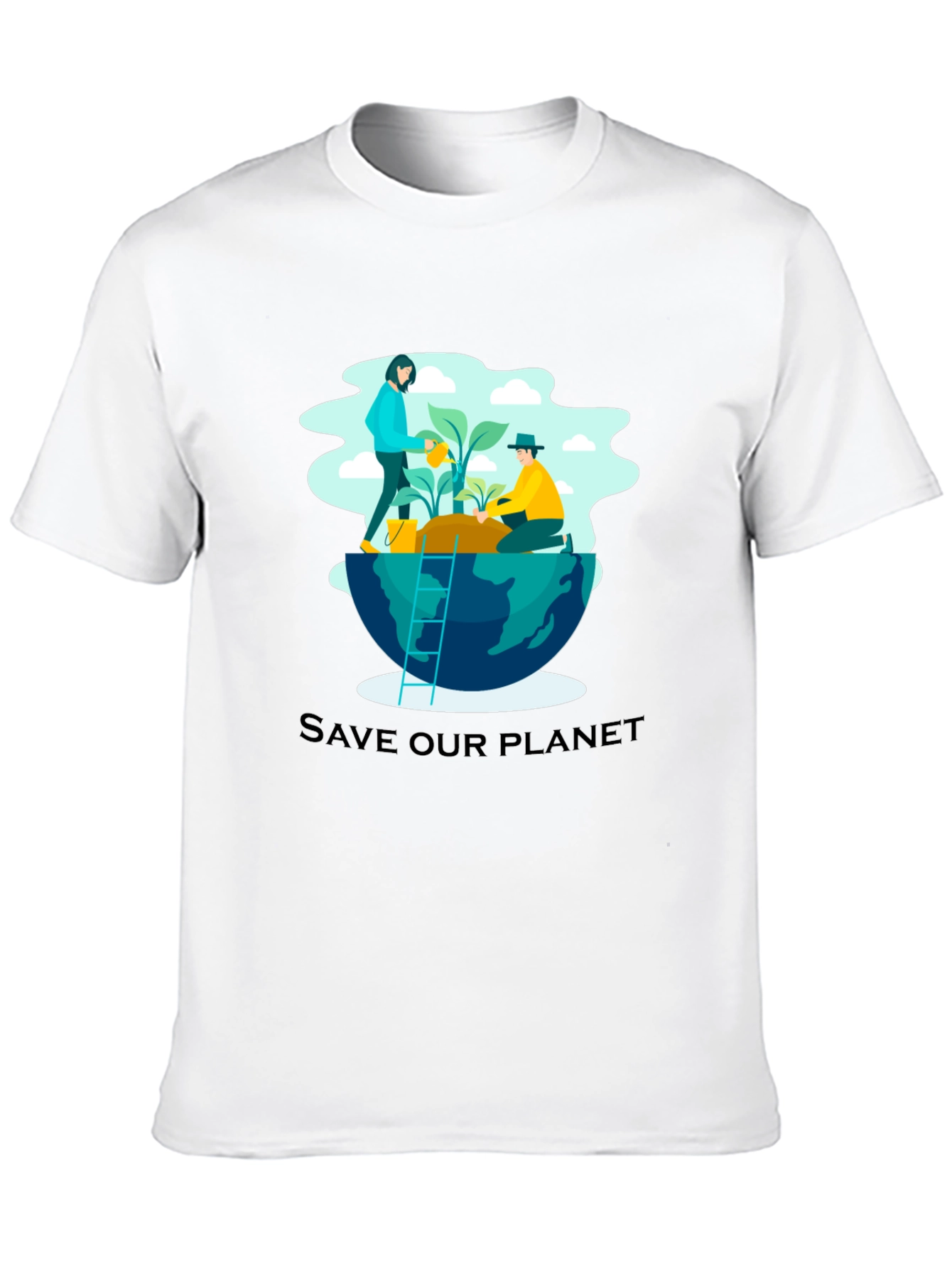 Eco-Friendly Save Our Planet Graphic T-Shirt