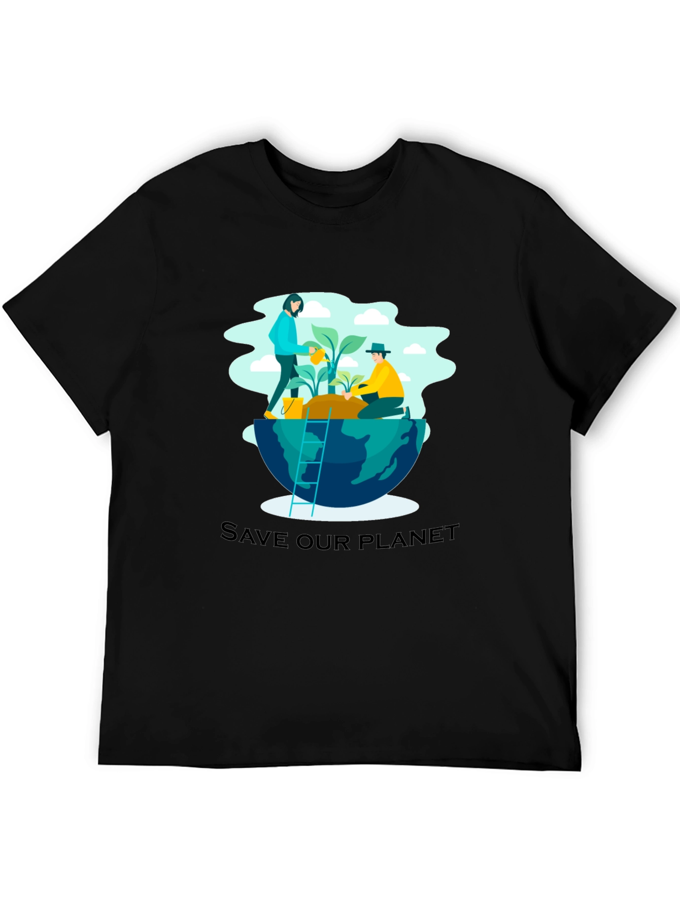 Eco-Friendly Save Our Planet Graphic T-Shirt