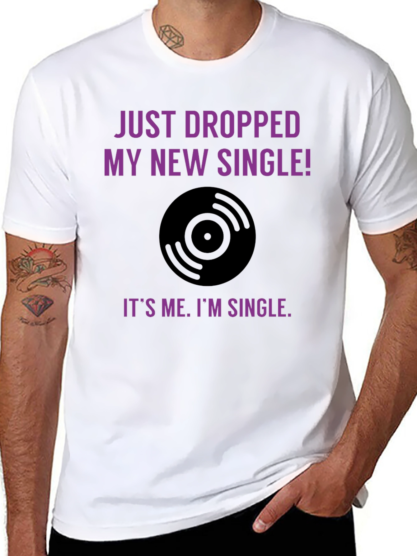 Funny Just Dropped My New Single T-Shirt