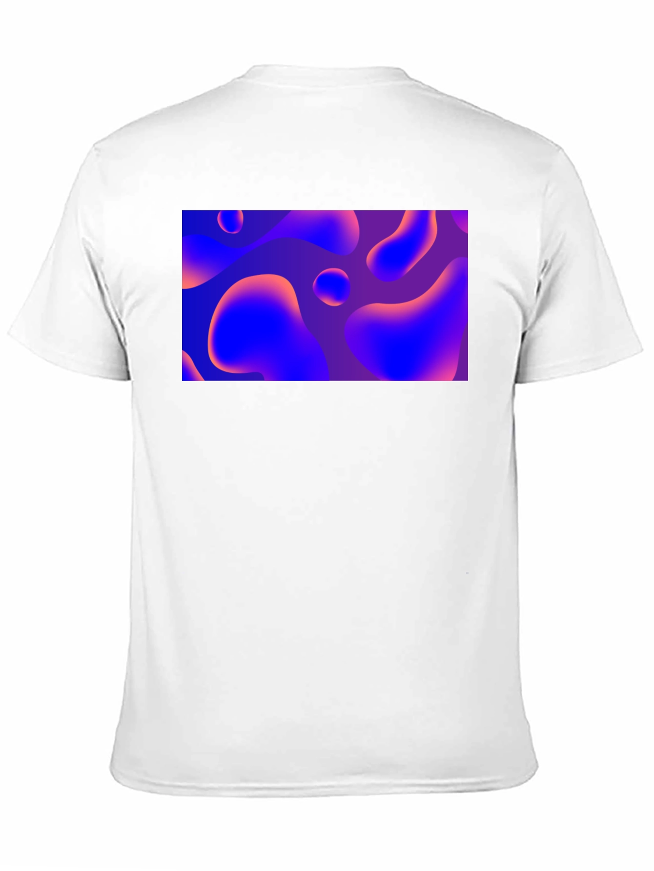 Abstract Fluid Art Black T-Shirt