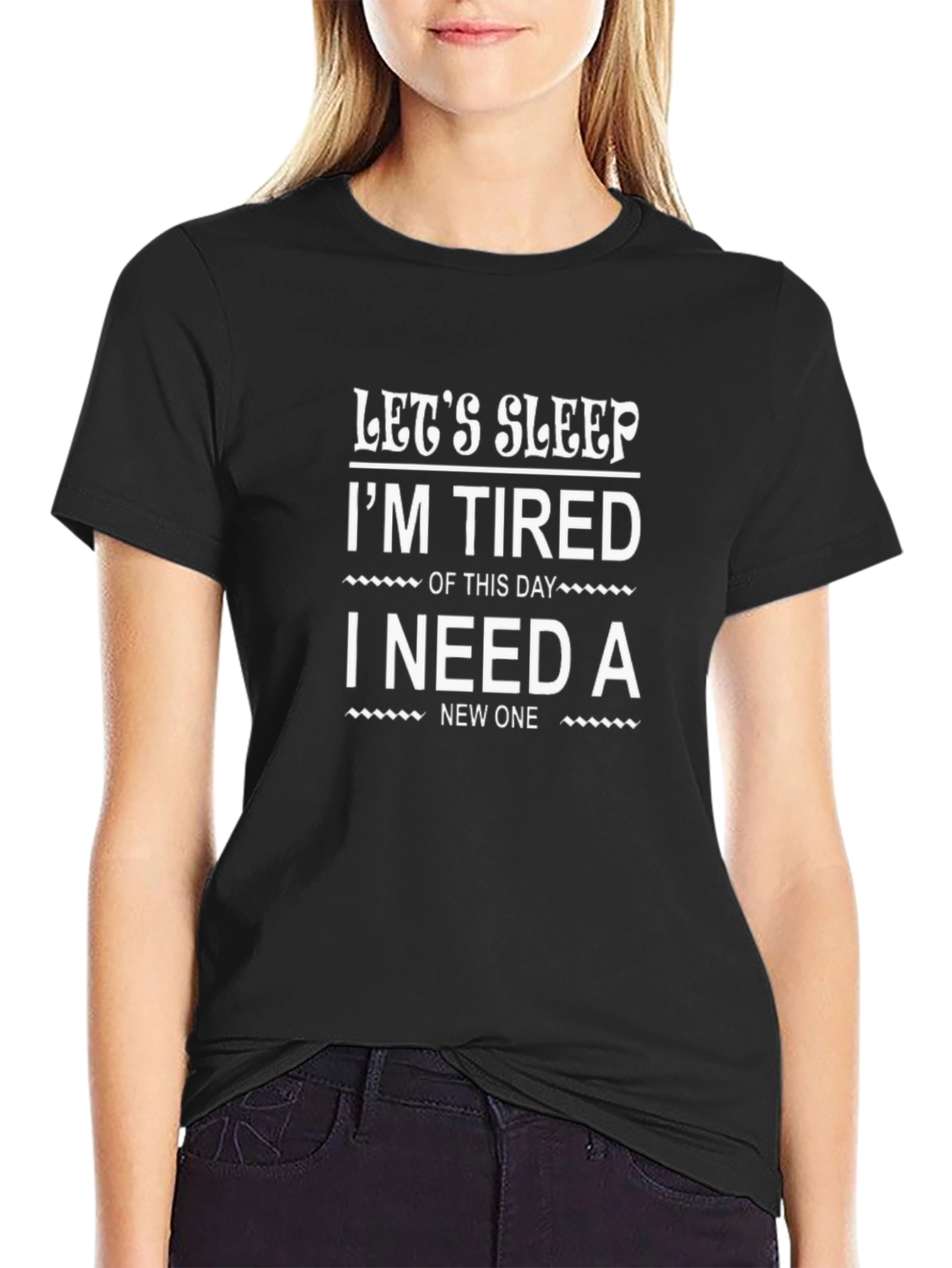 Lets Sleep Graphic Tee - Im Tired Funny T-Shirt