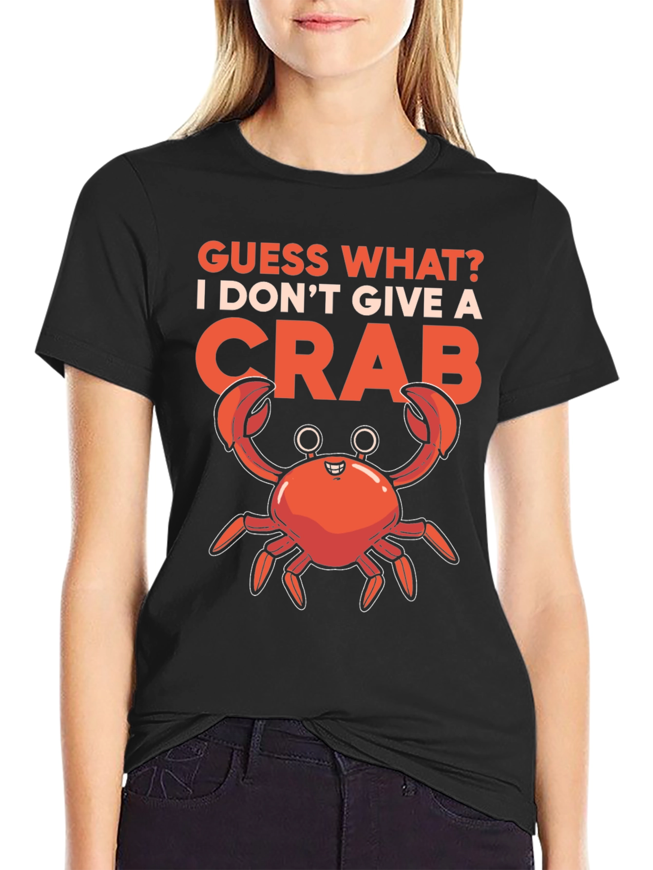 Guess What? Crab Graphic T-Shirt