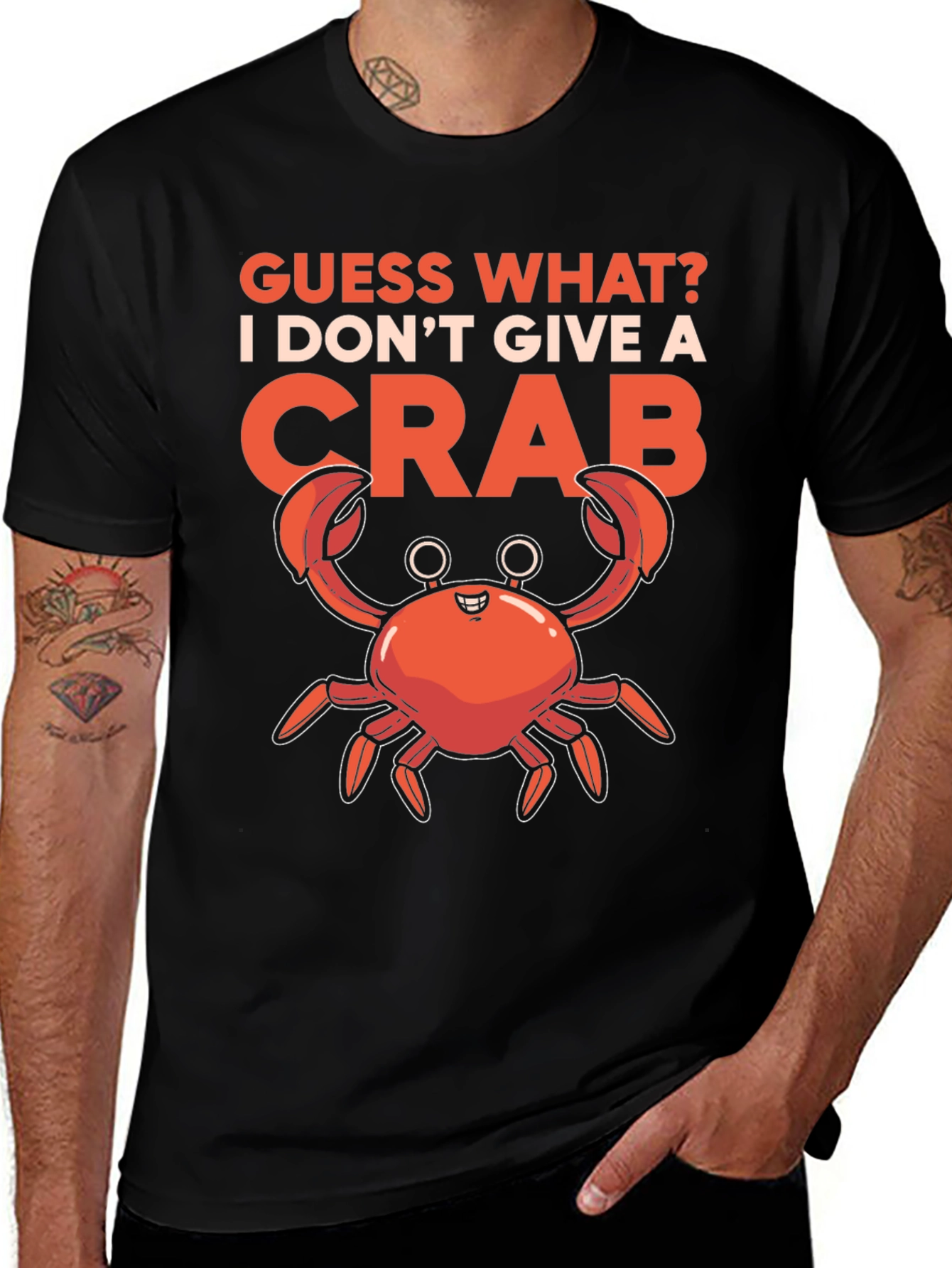 Guess What? Crab Graphic T-Shirt