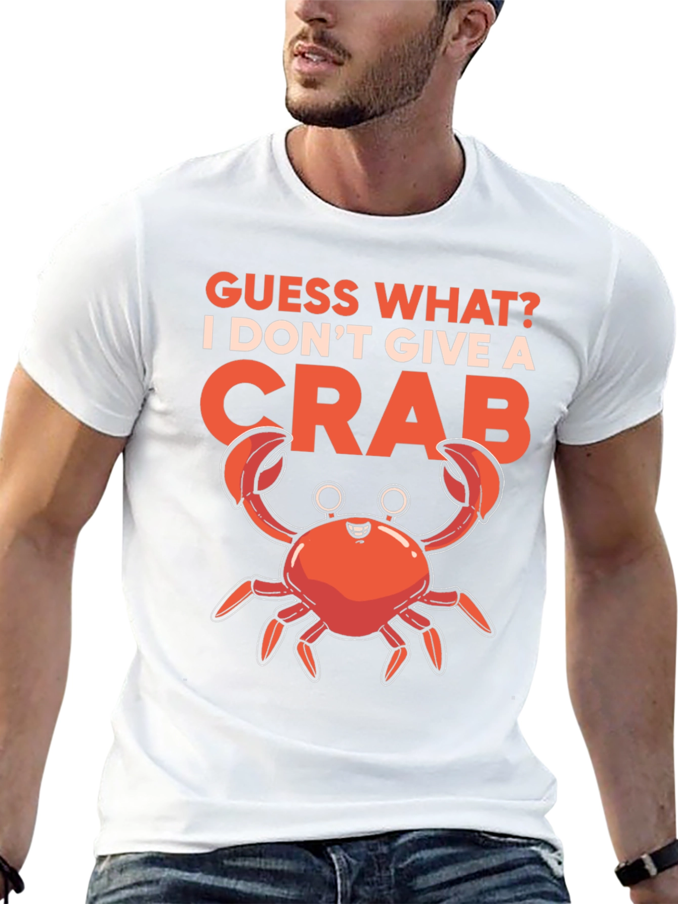 Guess What? Crab Graphic T-Shirt