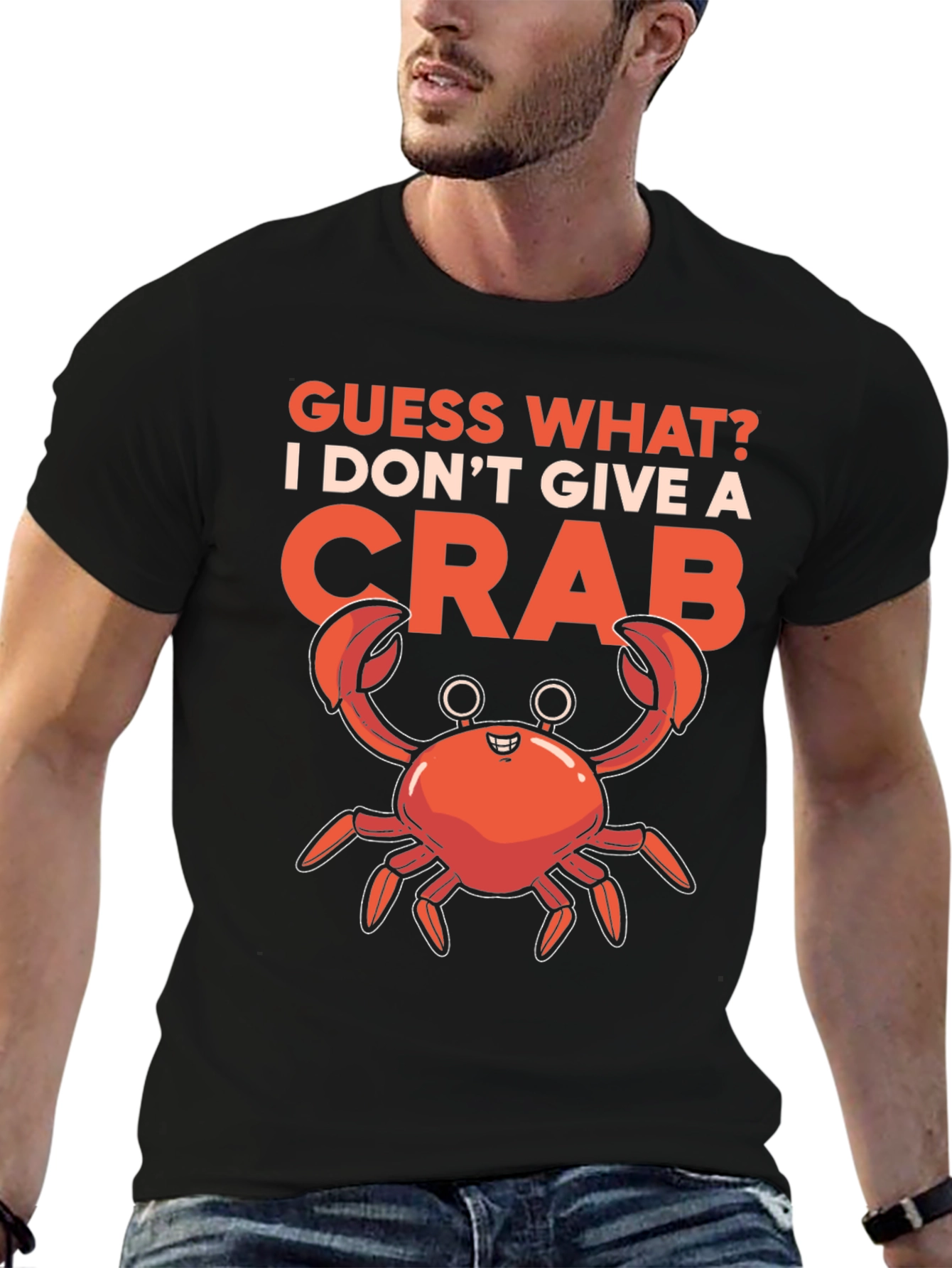 Guess What? Crab Graphic T-Shirt