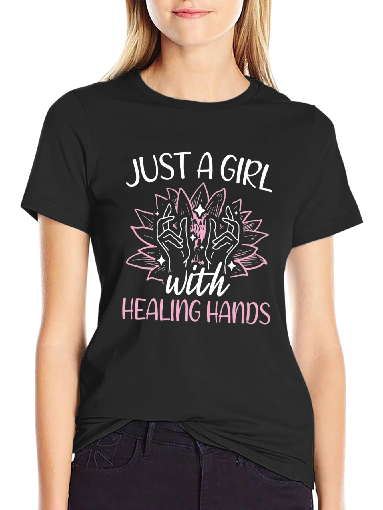 Just A Girl with Healing Hands T-Shirt