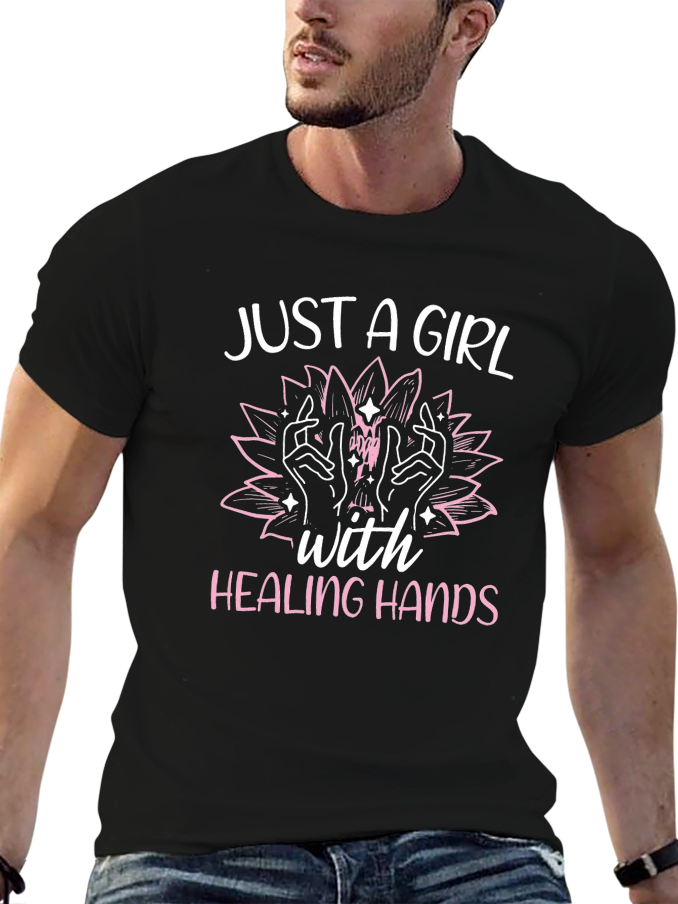 Just A Girl with Healing Hands T-Shirt