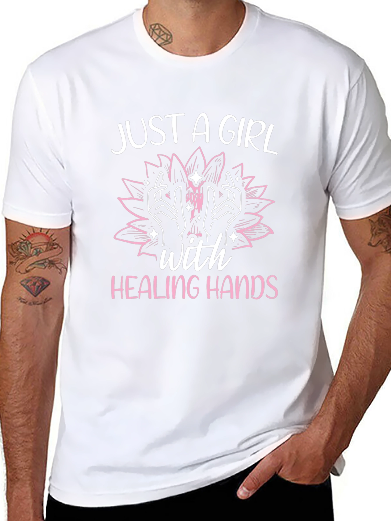Just A Girl with Healing Hands T-Shirt