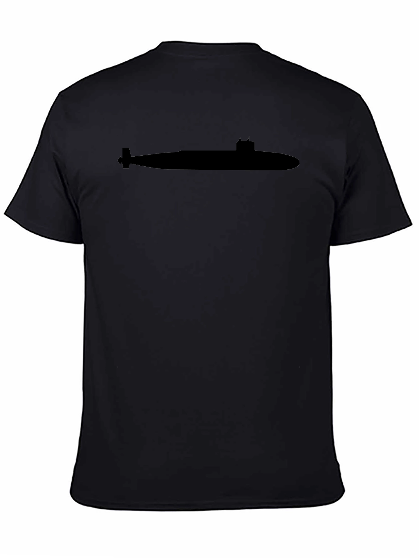 Submarine Silhouette Black T-Shirt