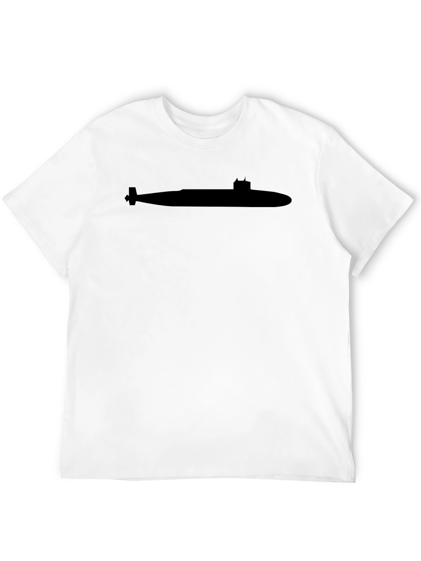 Submarine Silhouette Black T-Shirt