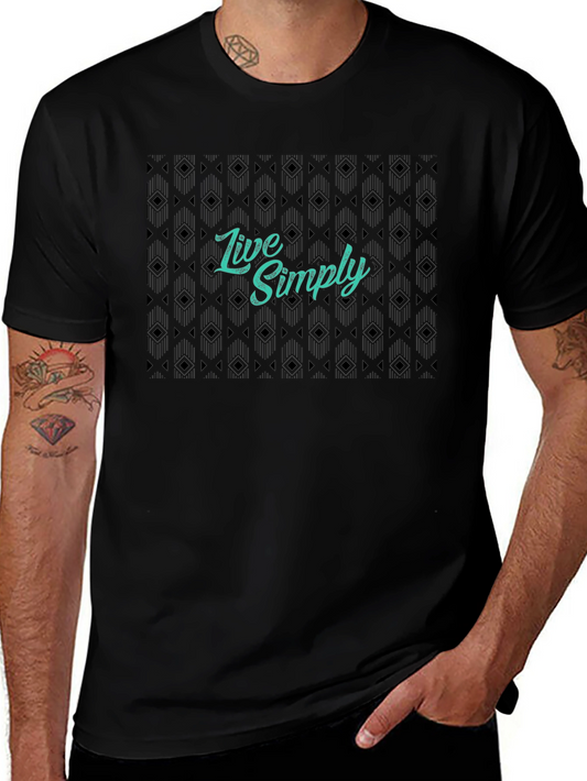 Live Simply Graphic Tee - Black