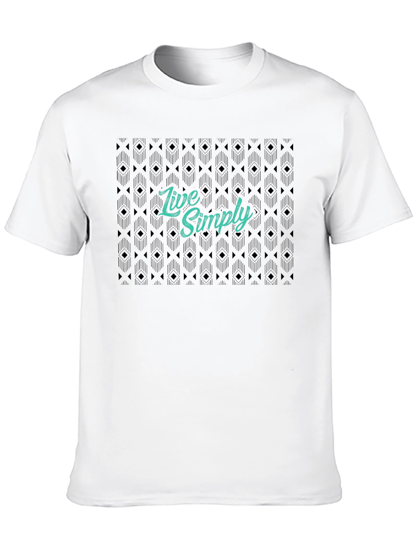 Live Simply Graphic Tee - Black