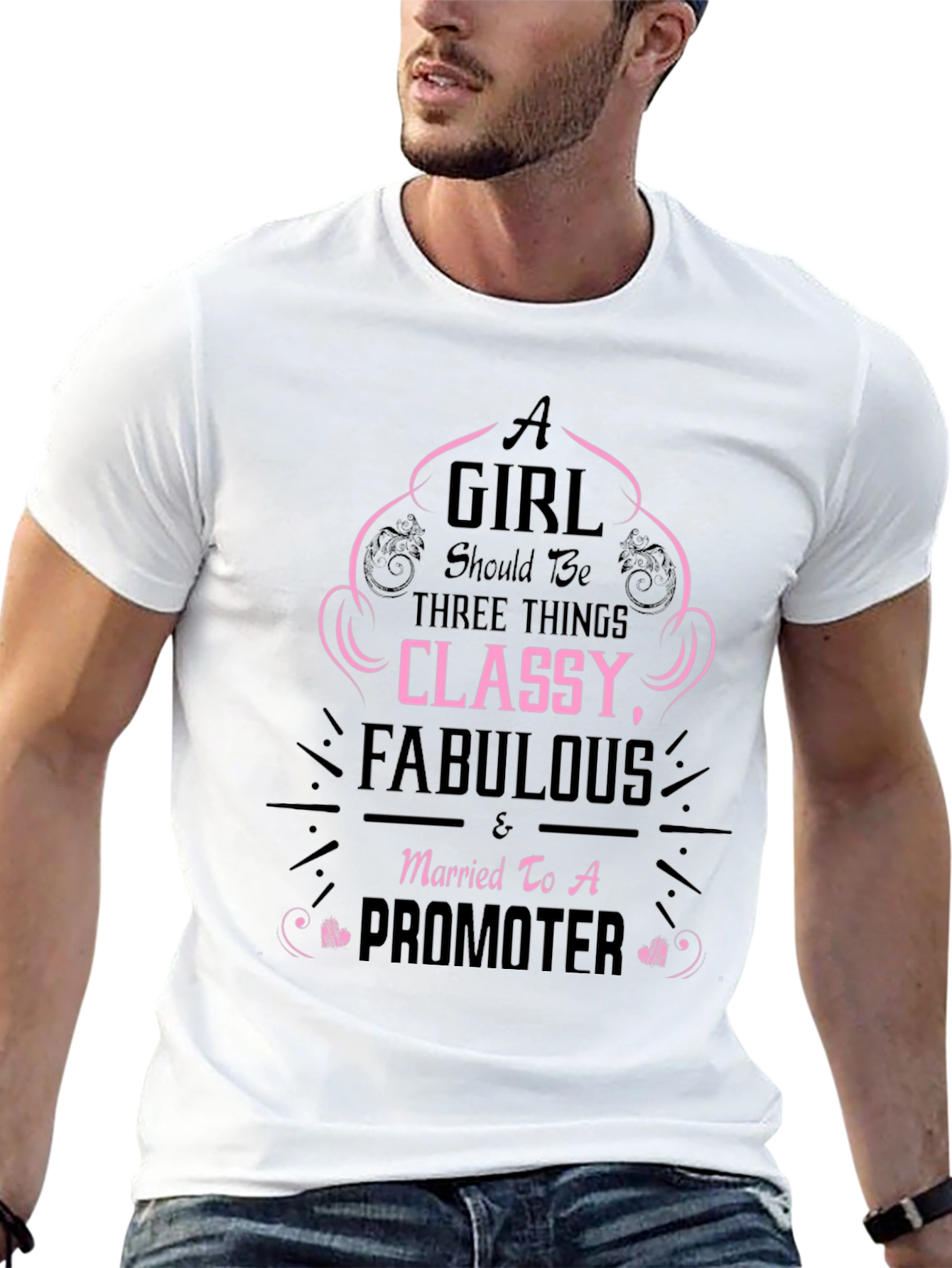 Classy Fabulous Promoter Wife Black T-Shirt