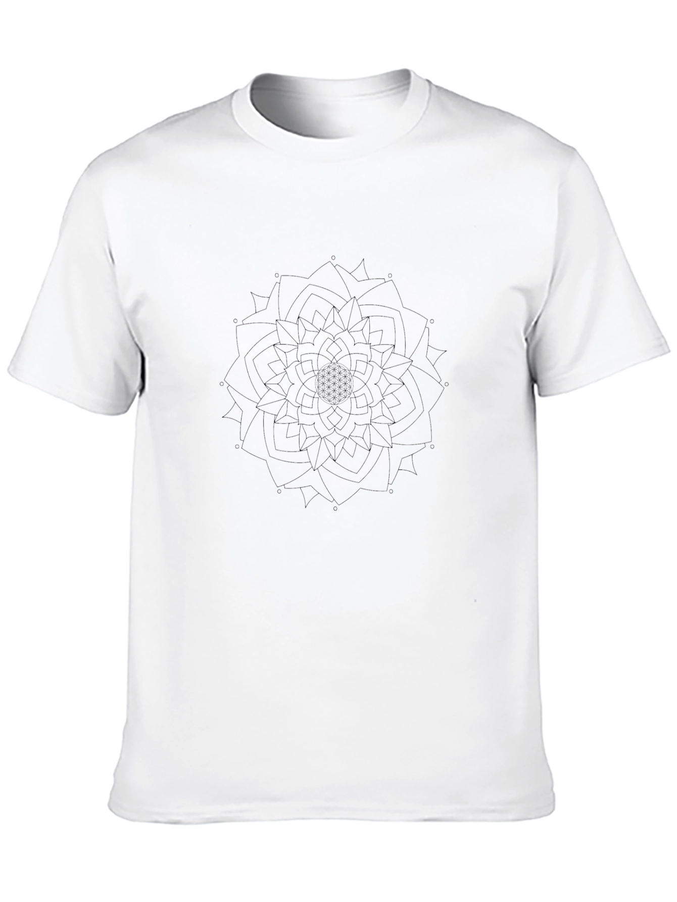 Black Mandala Graphic Tee