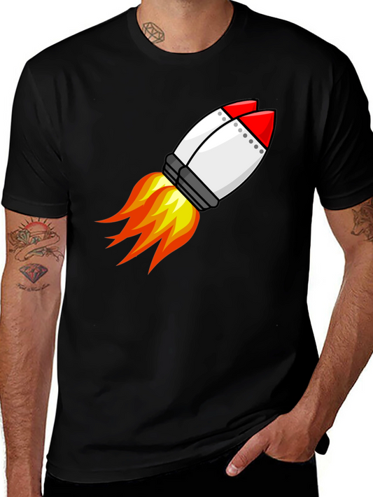 Rocket Graphic Tee - Blast Off in Style!