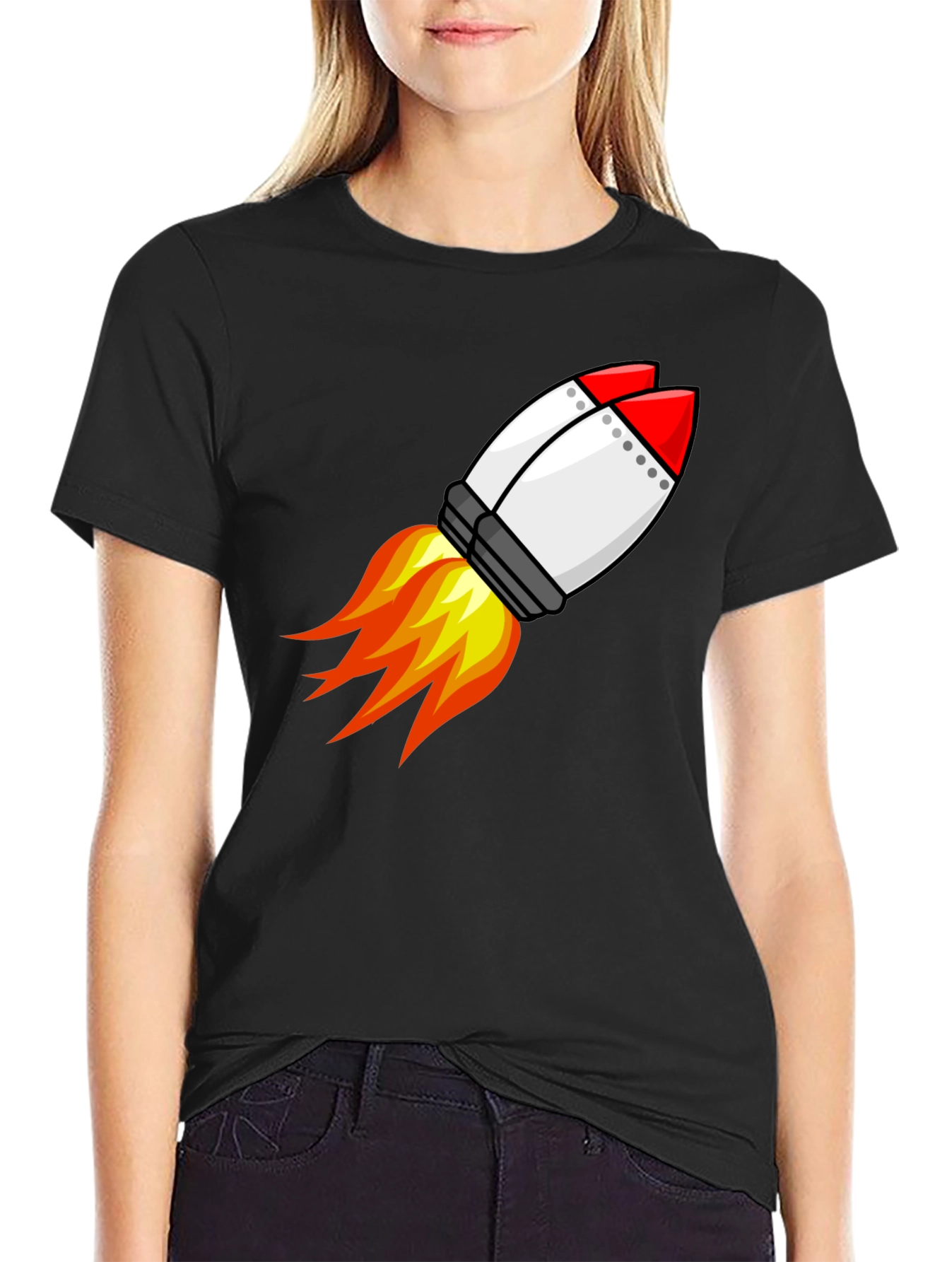 Rocket Graphic Tee - Blast Off in Style!