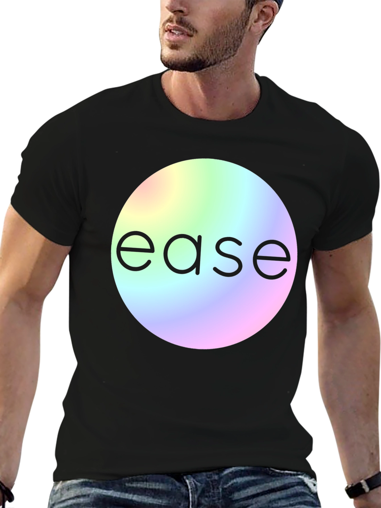 Ease Rainbow Graphic T-Shirt
