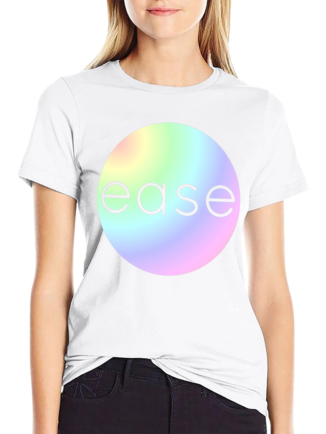 Ease Rainbow Graphic T-Shirt