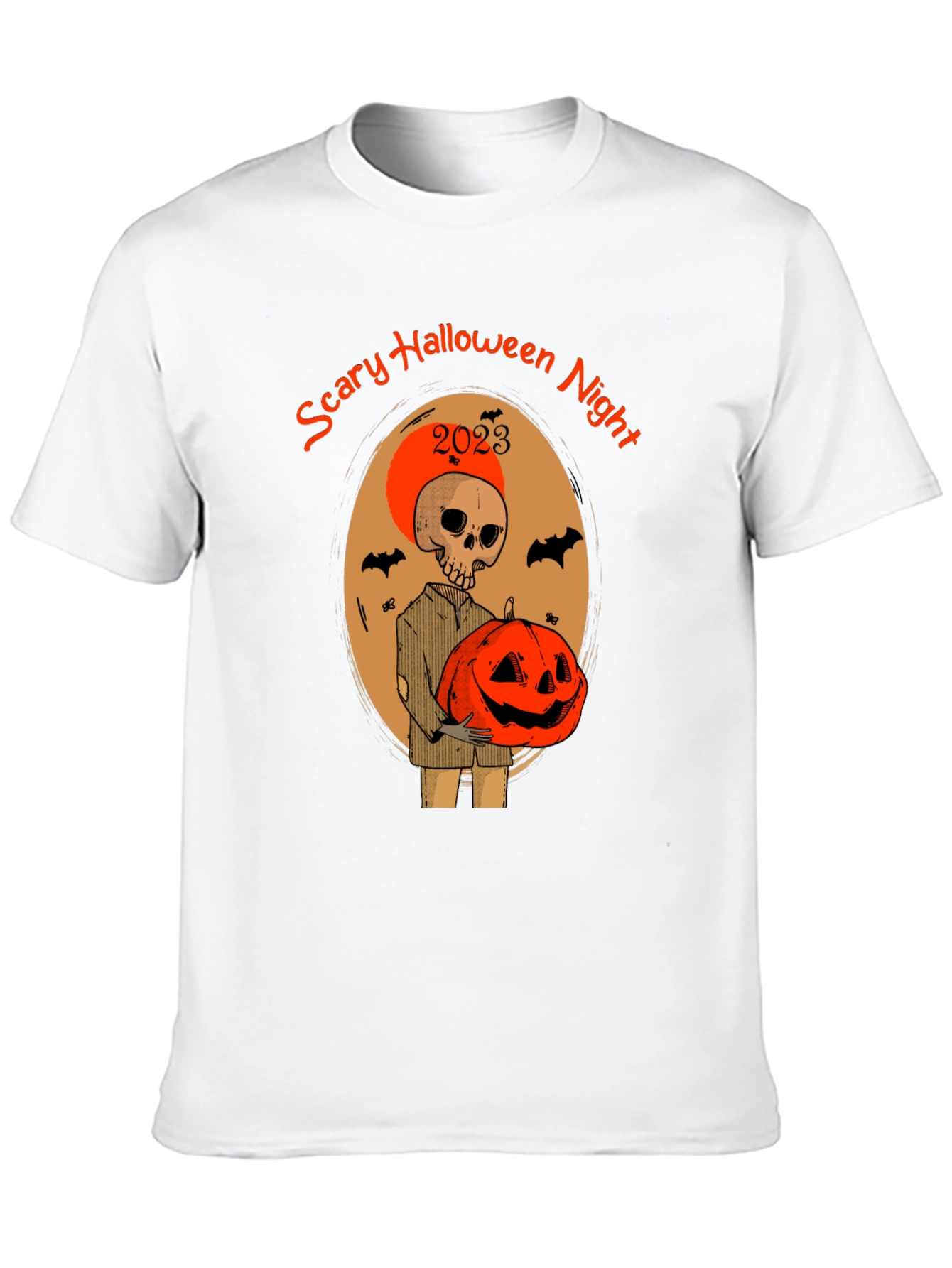 Scary Halloween Night 2023 Skeleton T-Shirt