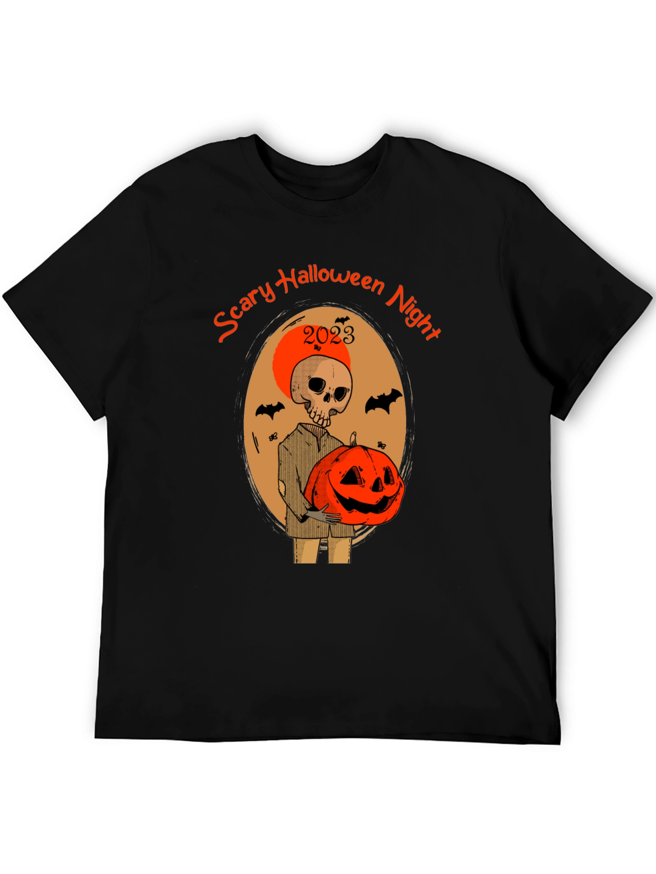 Scary Halloween Night 2023 Skeleton T-Shirt