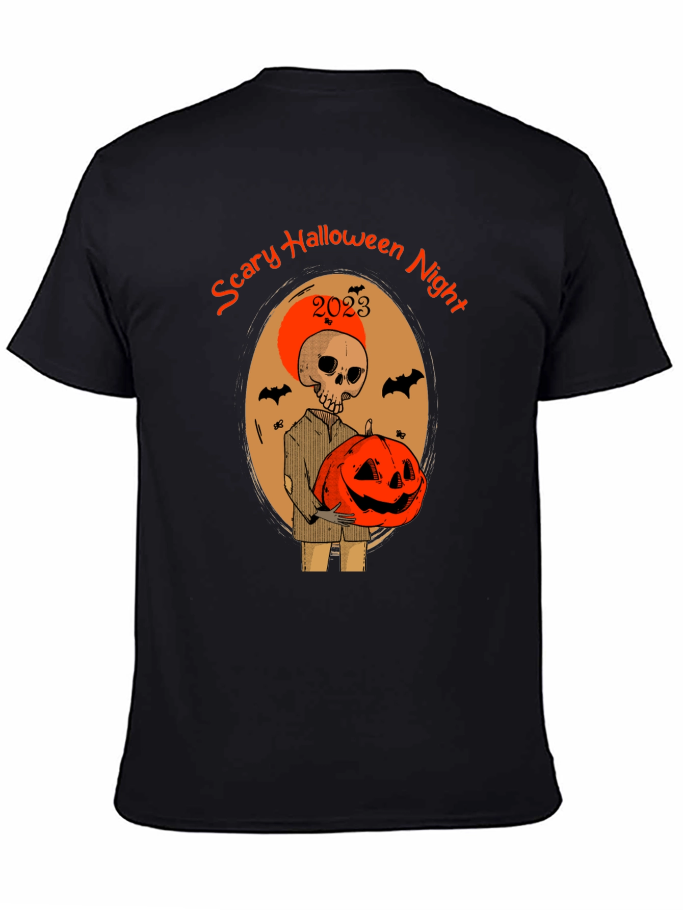 Scary Halloween Night 2023 Skeleton T-Shirt