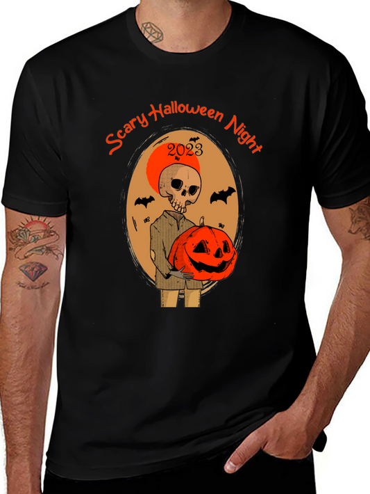 Scary Halloween Night 2023 Skeleton T-Shirt