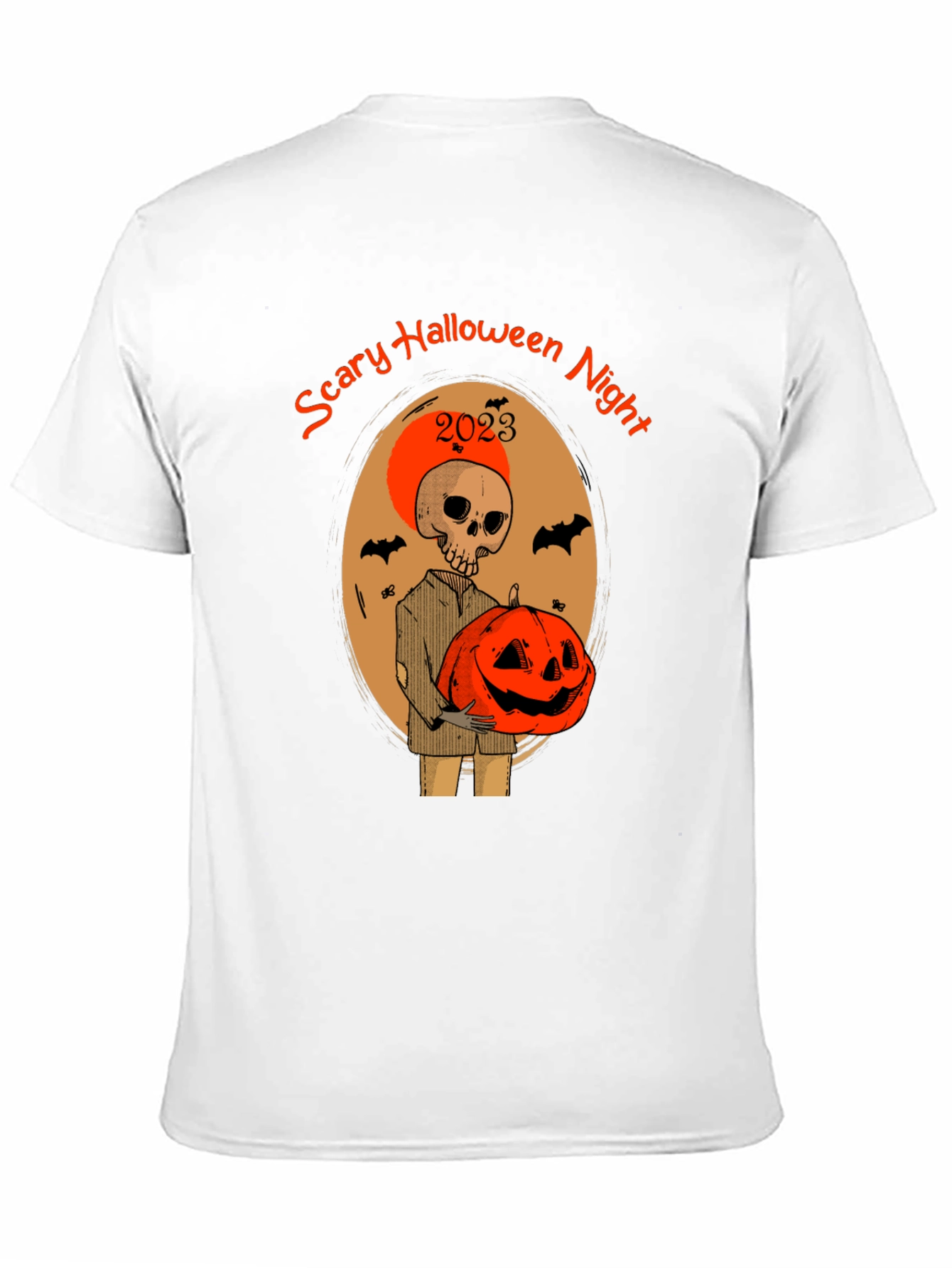 Scary Halloween Night 2023 Skeleton T-Shirt