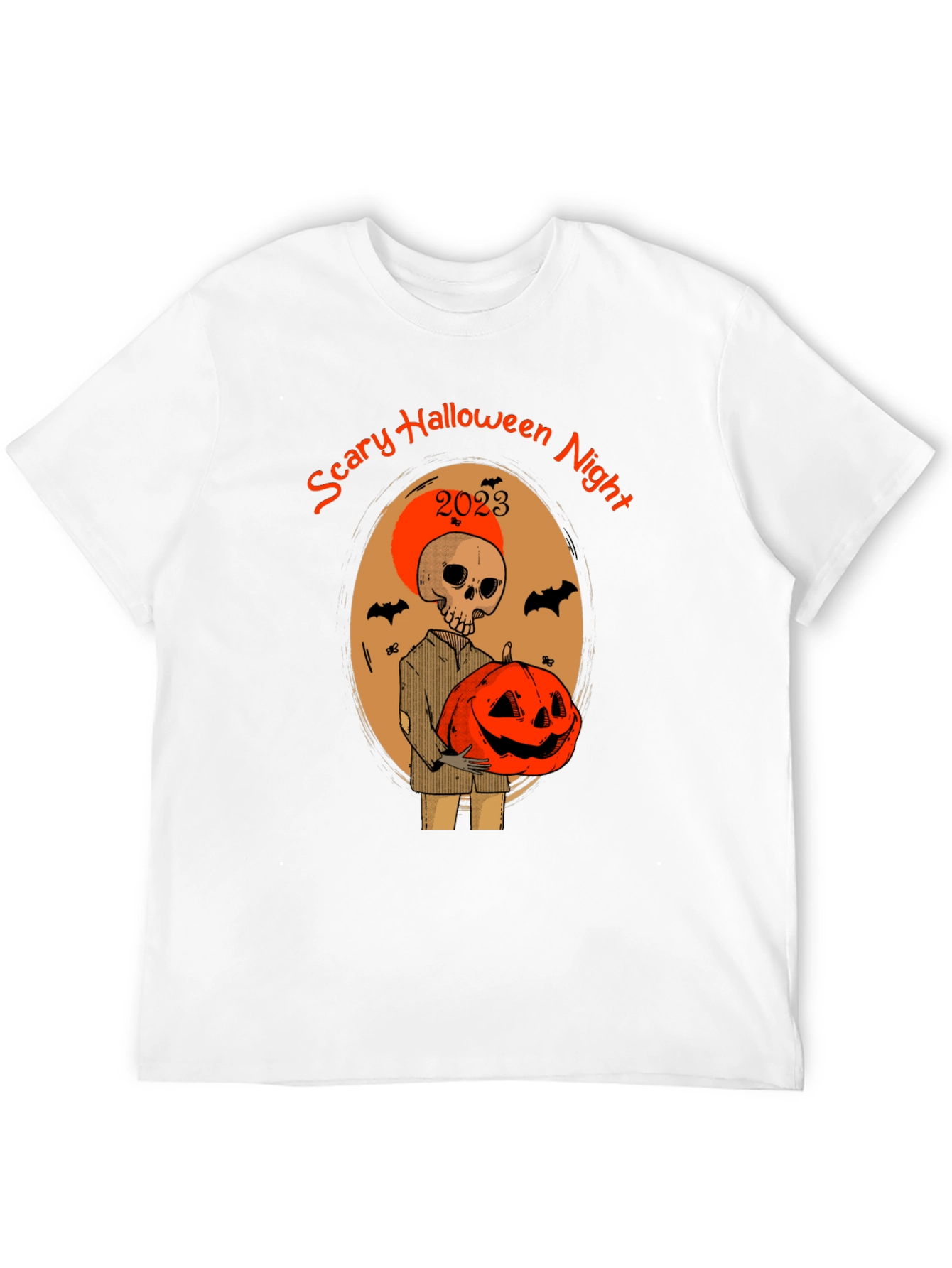 Scary Halloween Night 2023 Skeleton T-Shirt