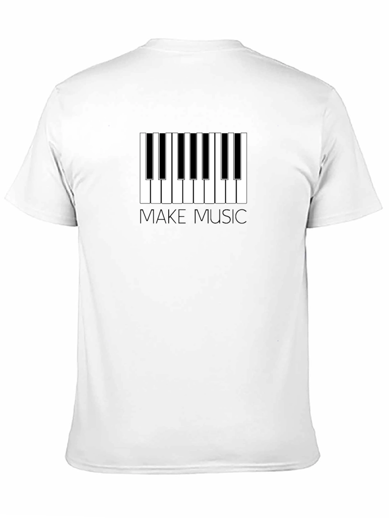 Make Music Piano Keys Graphic T-Shirt