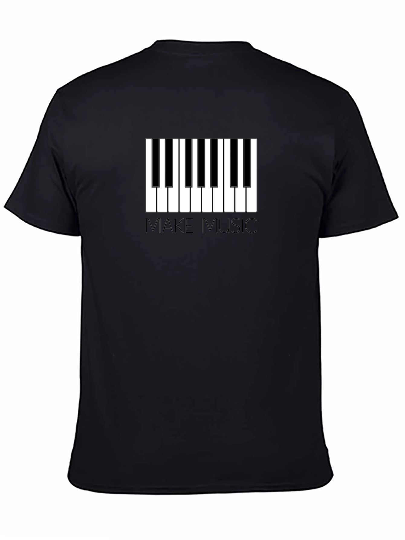 Make Music Piano Keys Graphic T-Shirt