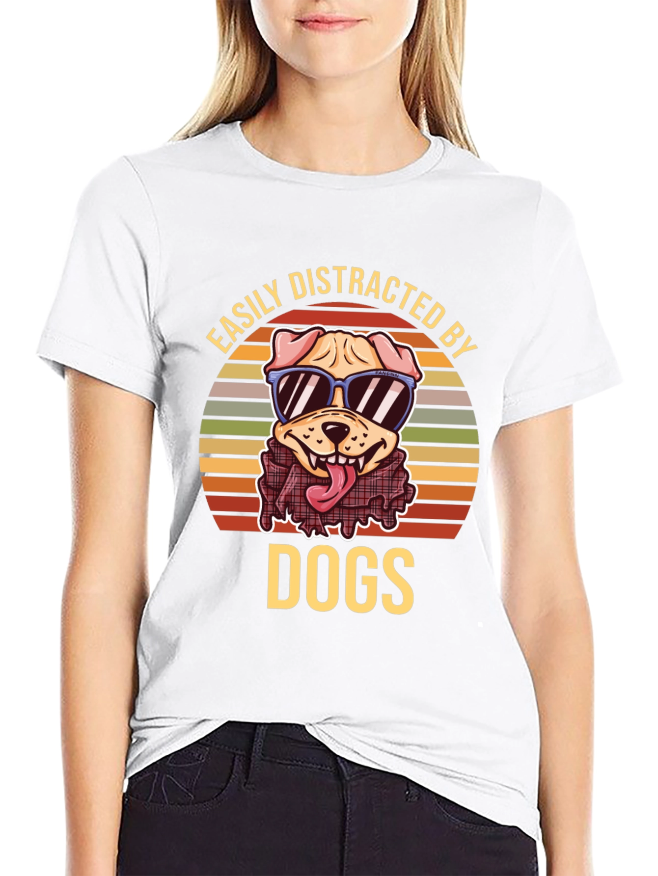 Easily Distracted By Dogs T-Shirt