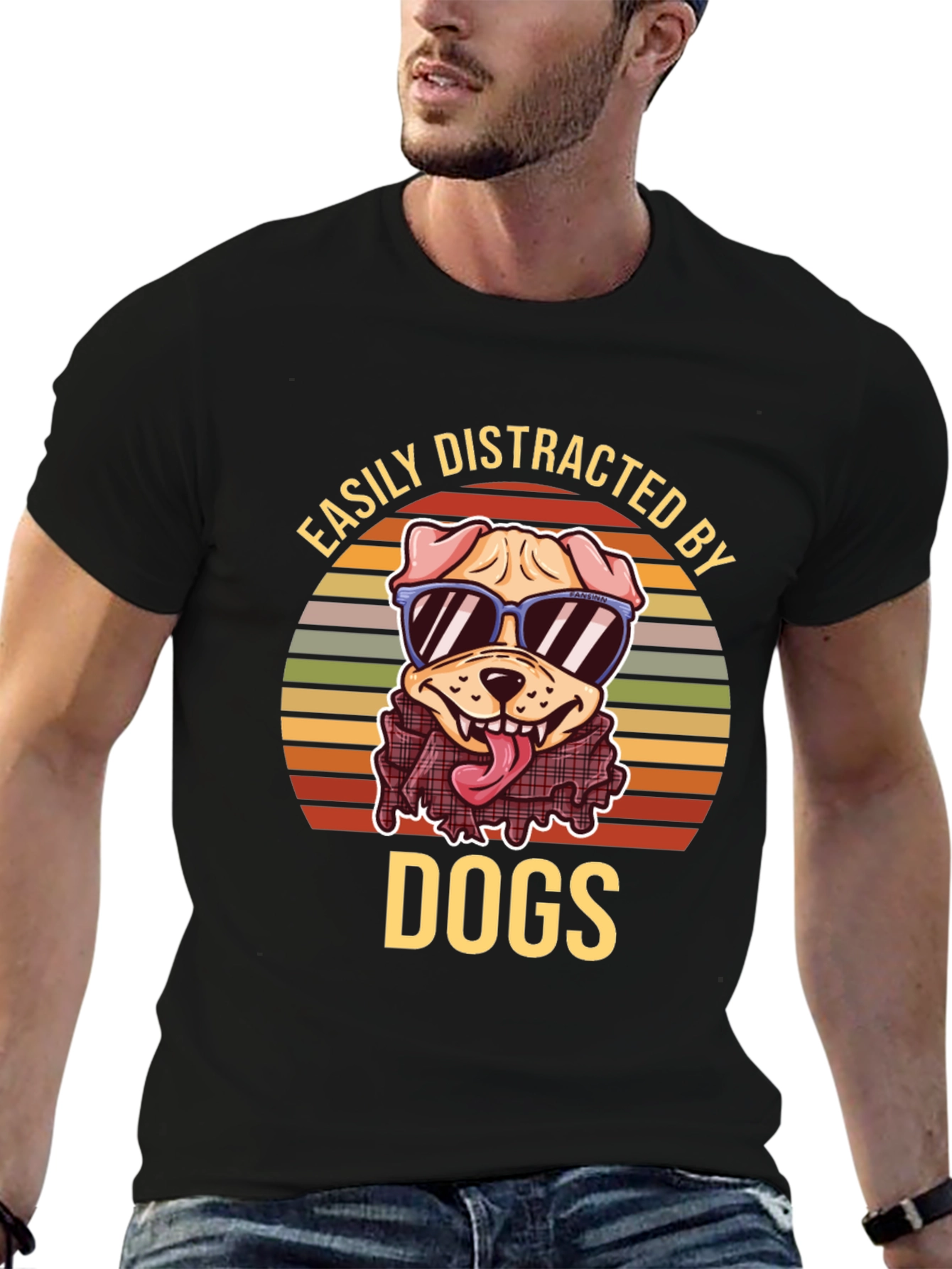Easily Distracted By Dogs T-Shirt