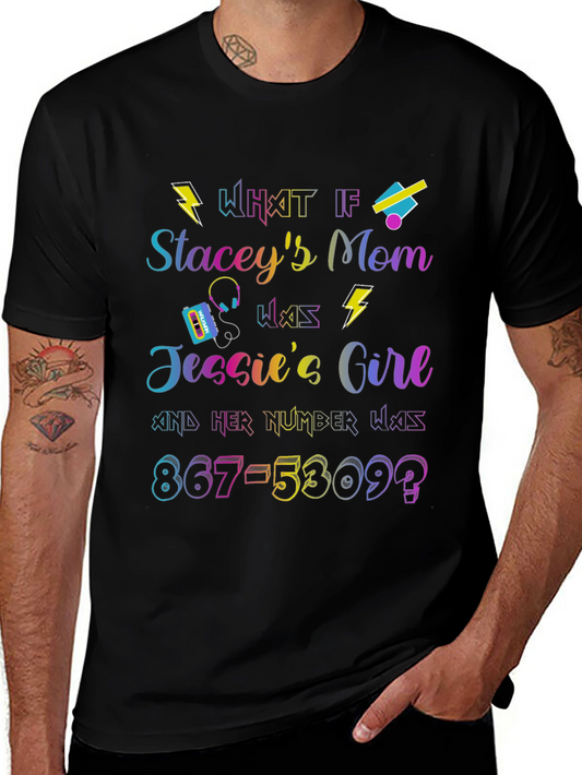 80s Throwback T-Shirt - Jessies Girl & Staceys Mom Mashup Tee