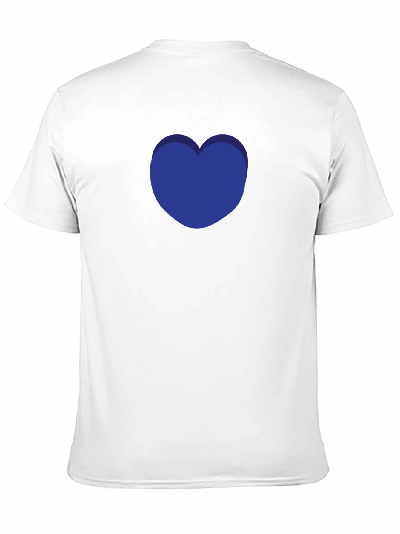 Blue Heart Graphic T-Shirt - Modern Casual Tee